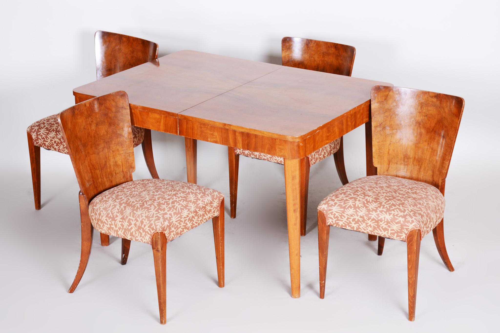 Dining Table, Designed by Jindrich Halabala, 1940s, Made by Up Závody For Sale 4
