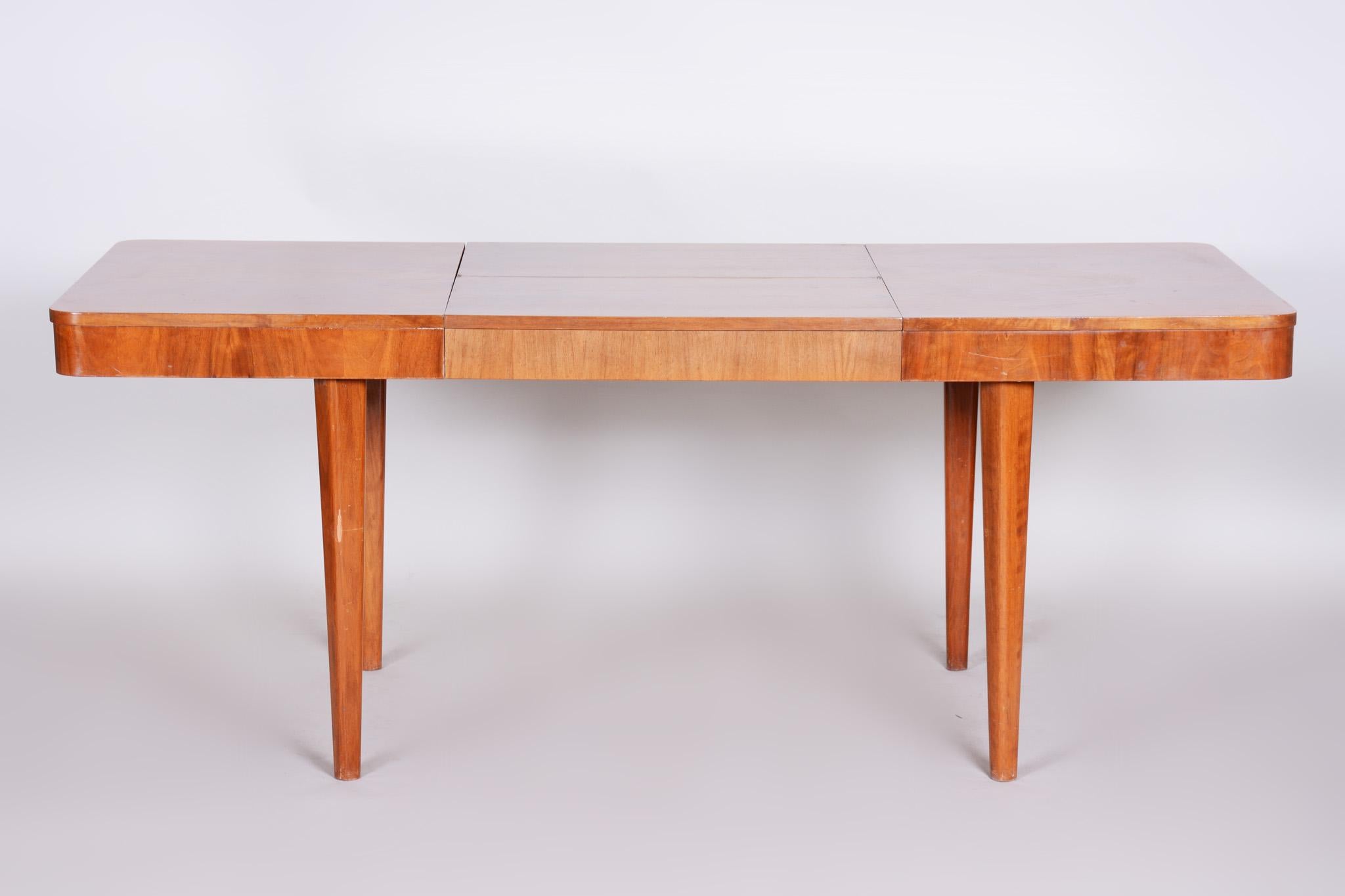 Art Deco Dining Table, Designed by Jindrich Halabala, 1940s, Made by Up Závody For Sale