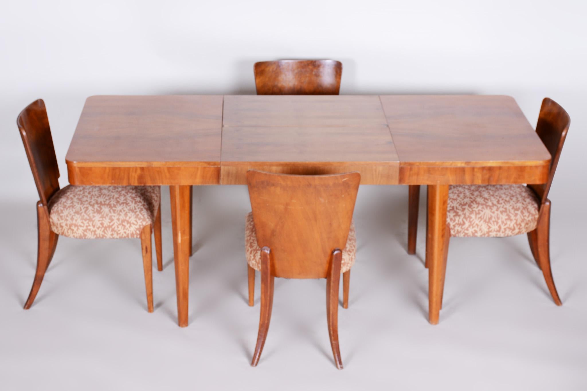 Dining Table, Designed by Jindrich Halabala, 1940s, Made by Up Závody In Good Condition For Sale In Horomerice, CZ