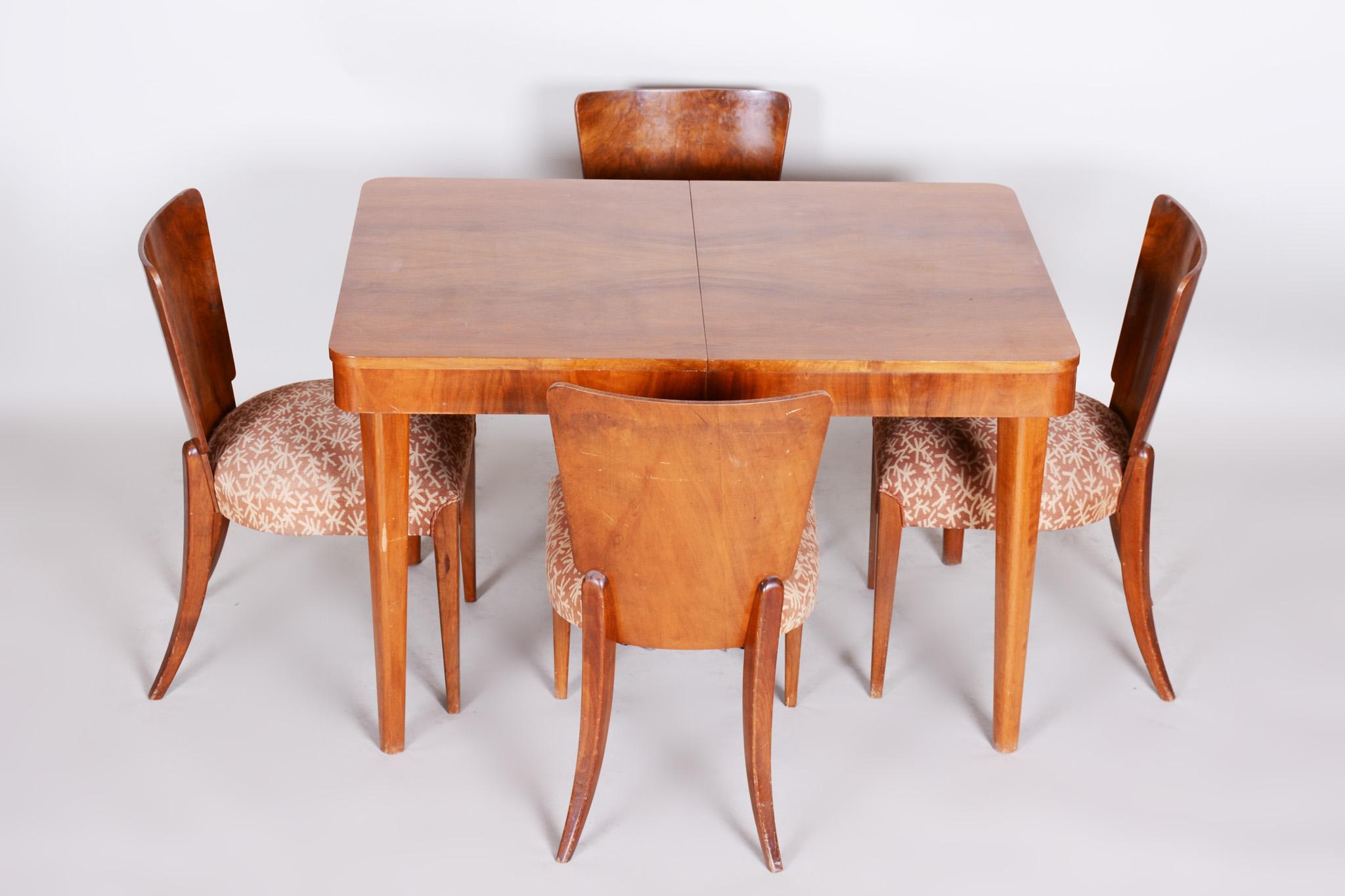 Dining Table, Designed by Jindrich Halabala, 1940s, Made by Up Závody For Sale 1
