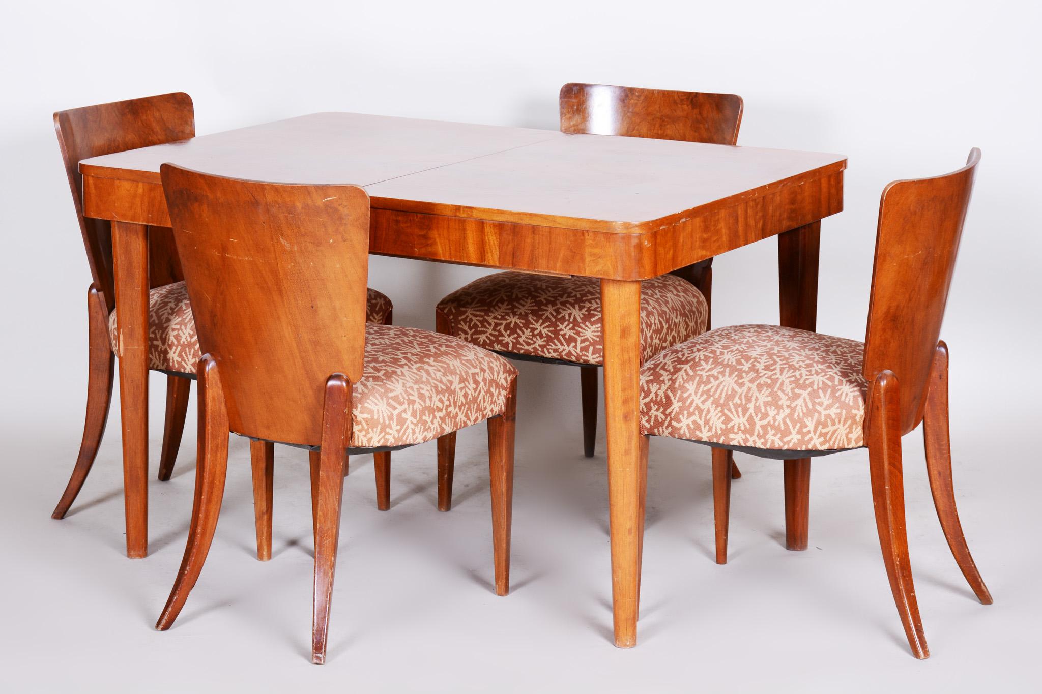 Dining Table, Designed by Jindrich Halabala, 1940s, Made by Up Závody For Sale 2