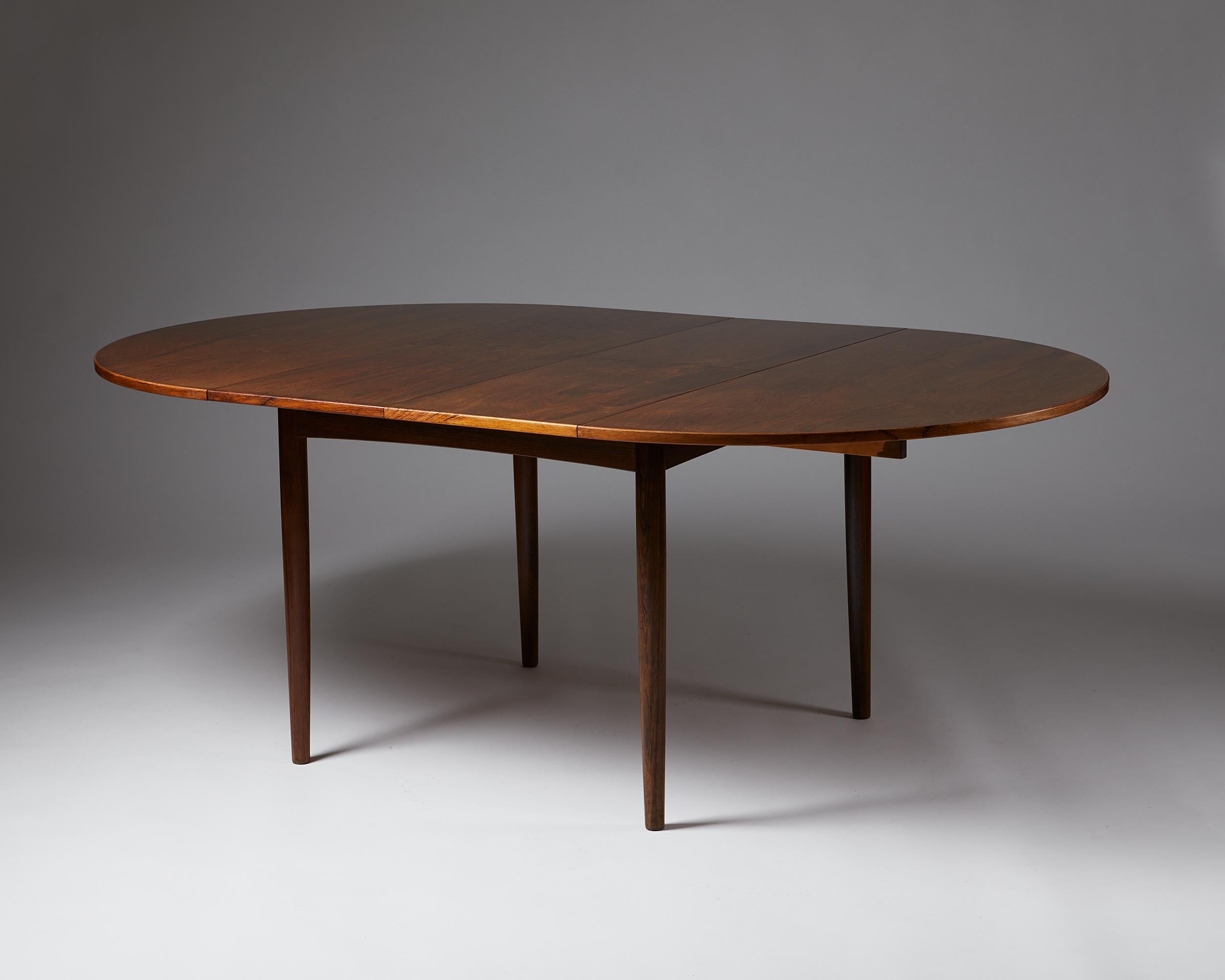 Mid-Century Modern Dining Table Designed by Jörgen Clausen for Brande Mobelindustri