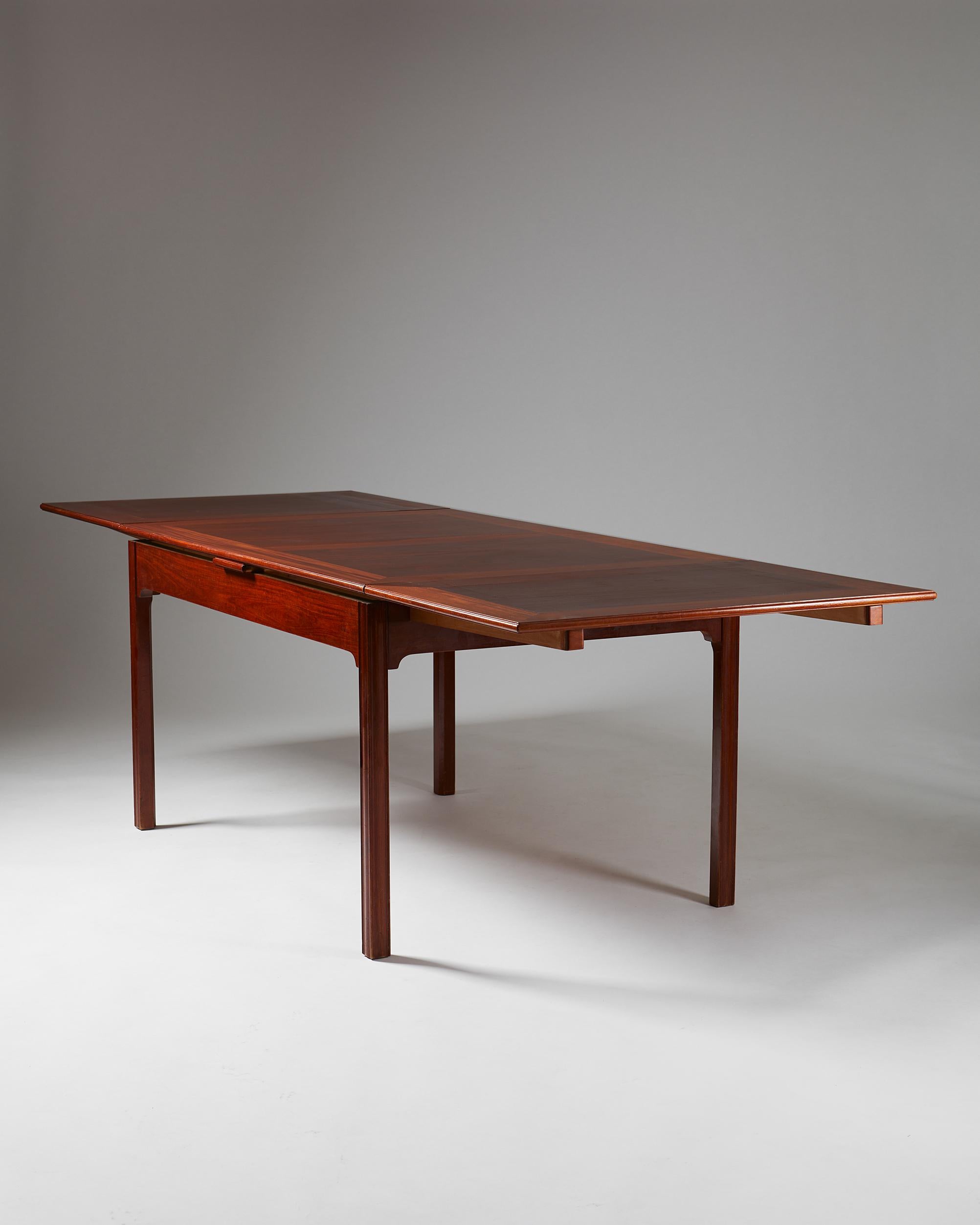 Dining Table Designed by Kaare Klint for Rud, Rasmussen, Denmark, 1930s 1