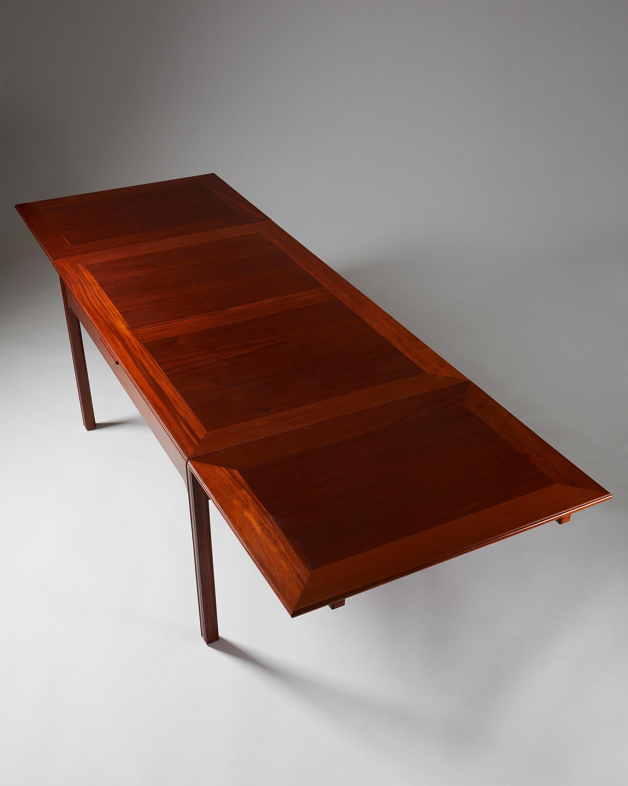 Dining Table Designed by Kaare Klint for Rud, Rasmussen, Denmark, 1930s 2