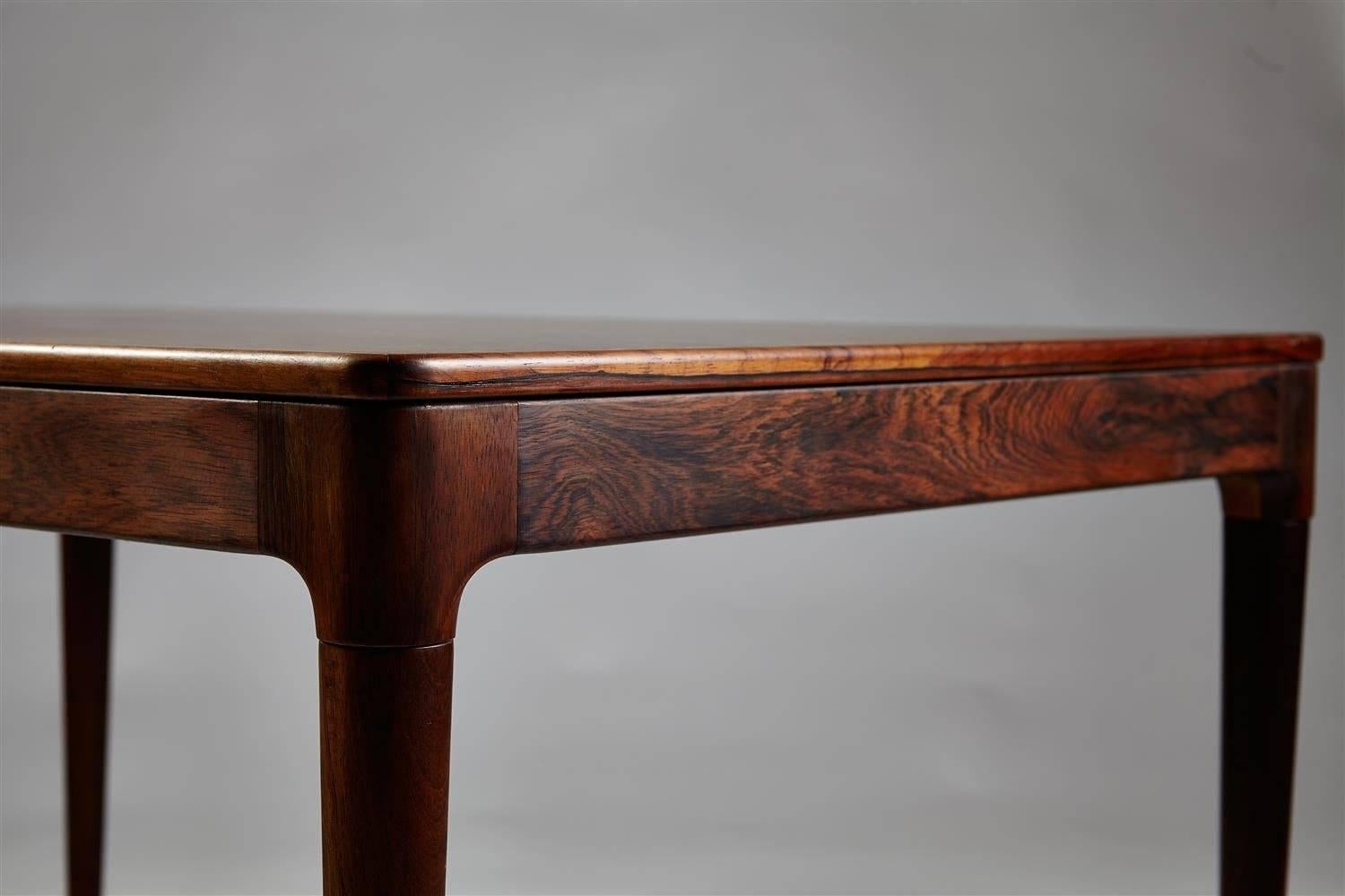 Rosewood Dining Table, Designed by Mogens Kold, Denmark, 1960s For Sale