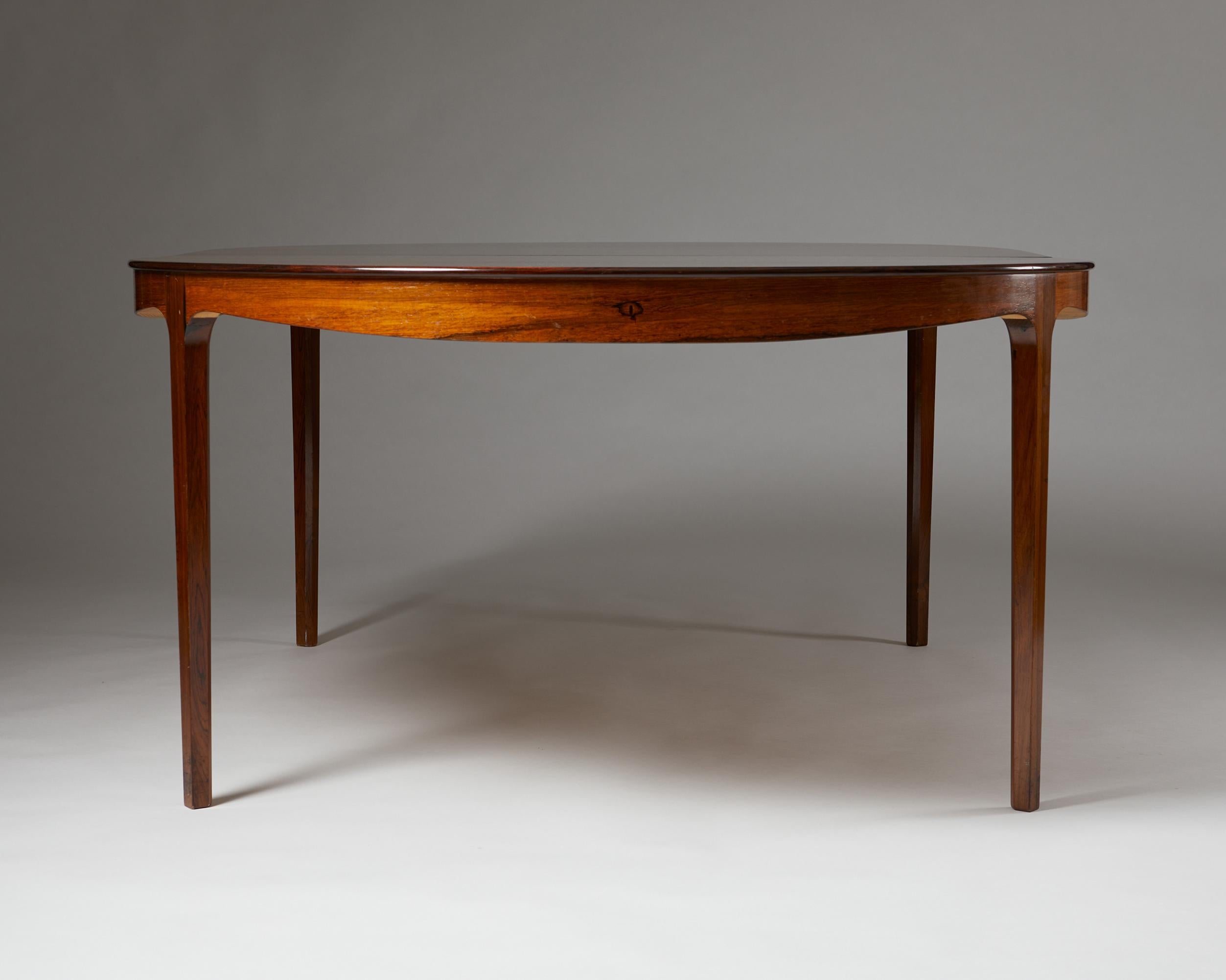 Danish Dining Table Designed by Ole Wanscher, Denmark, 1950's