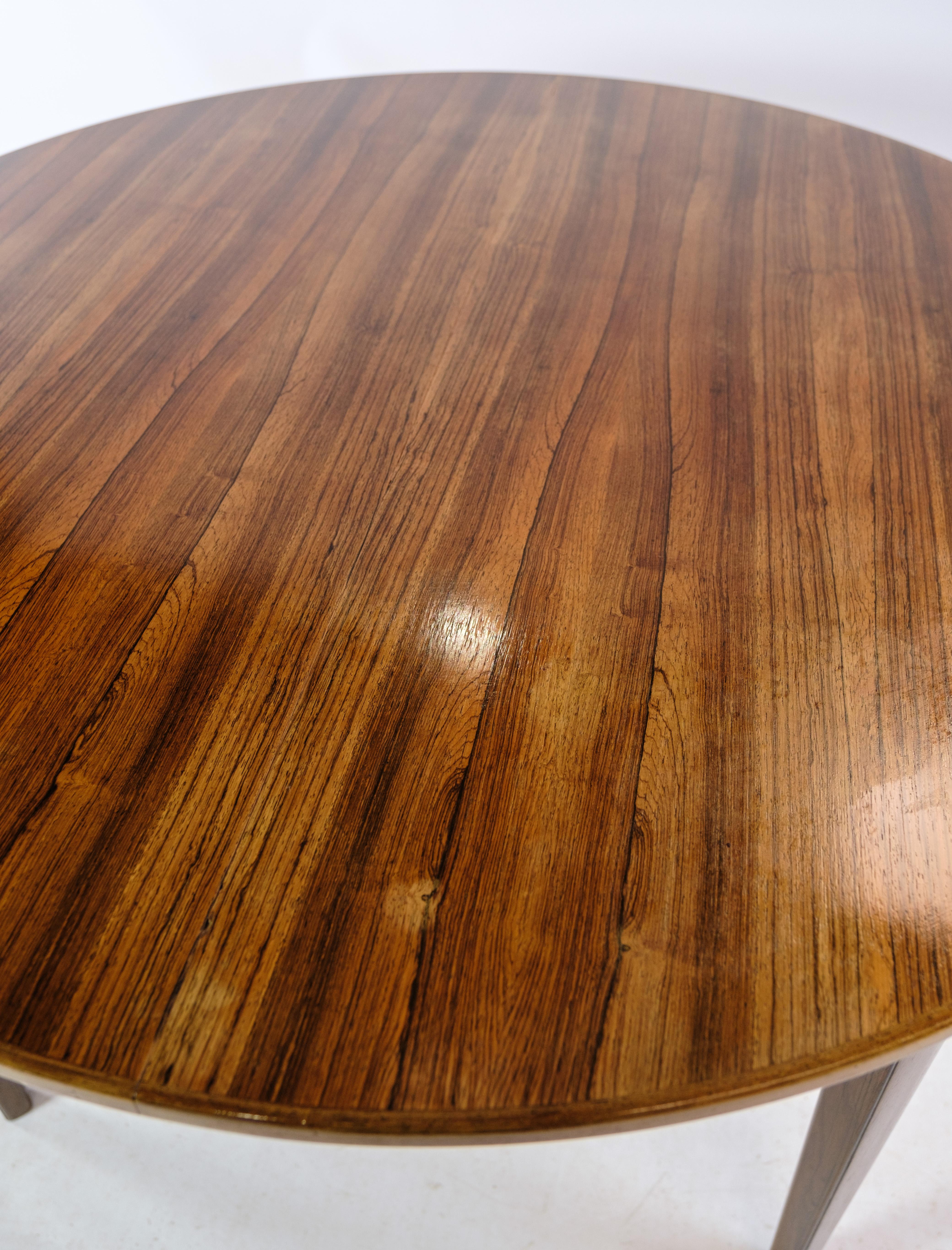 Dining Table Made In Rosewood By Omann Junior From 1960s For Sale 4