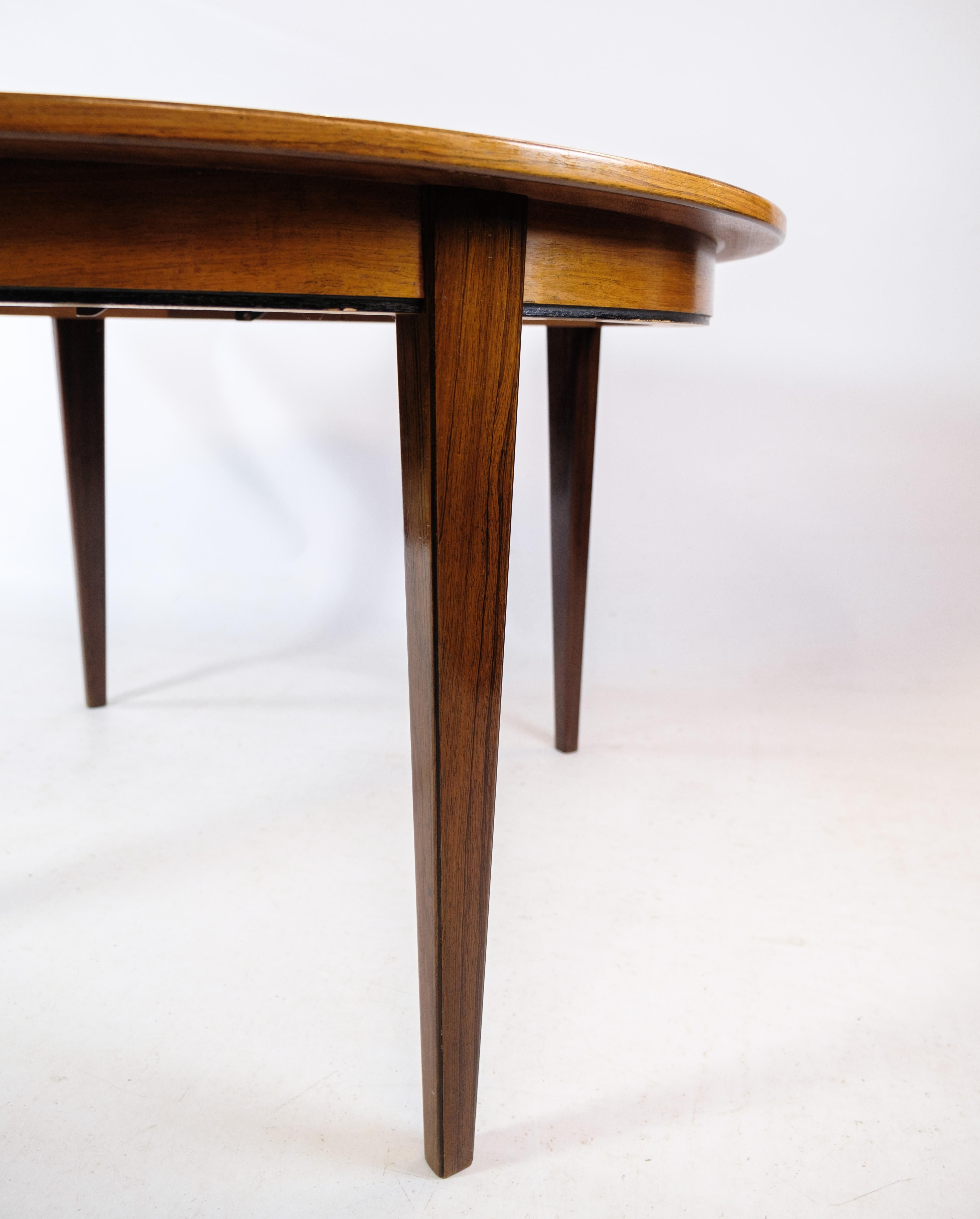 Dining Table Made In Rosewood By Omann Junior From 1960s For Sale 5