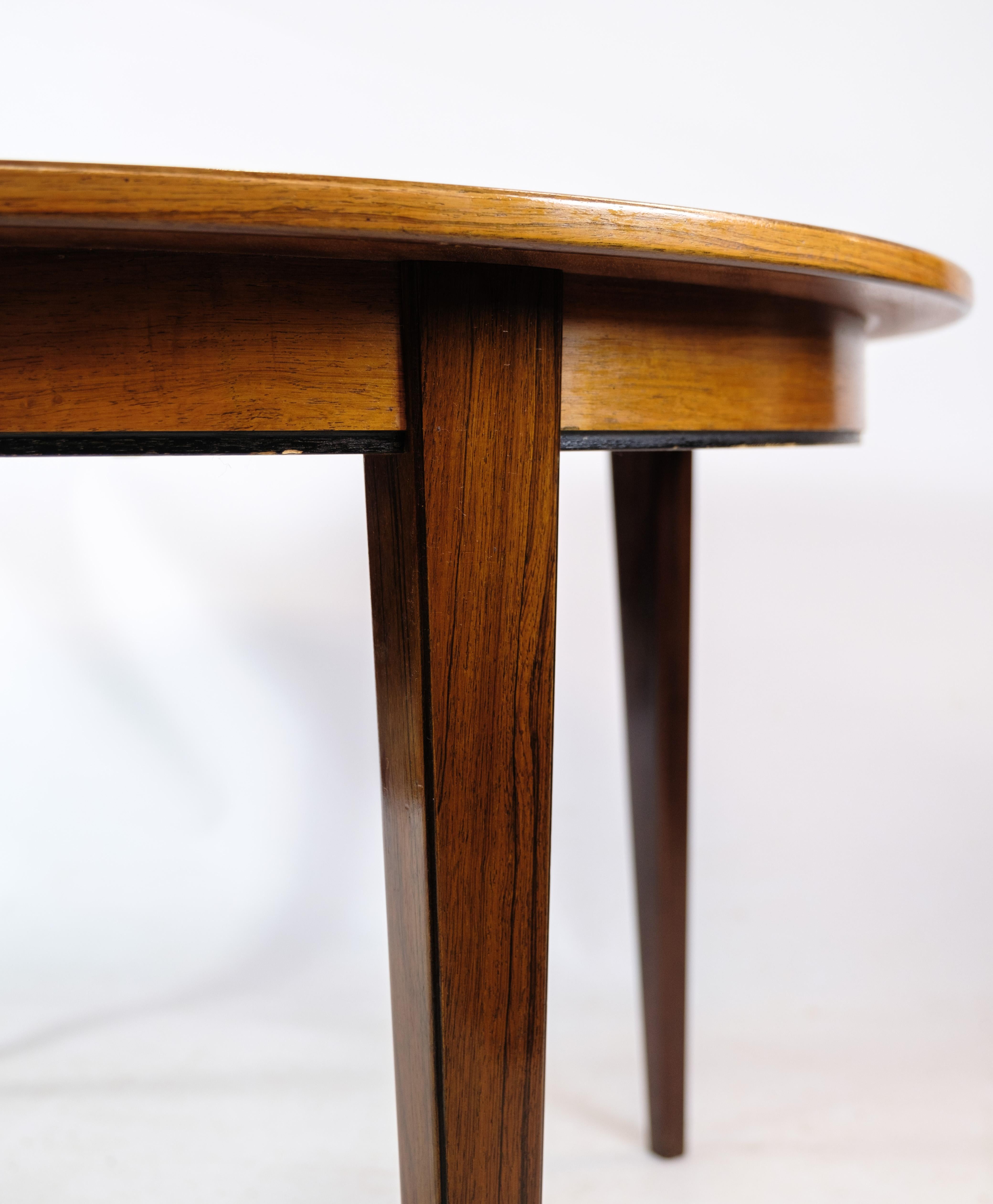Dining Table Made In Rosewood By Omann Junior From 1960s For Sale 6