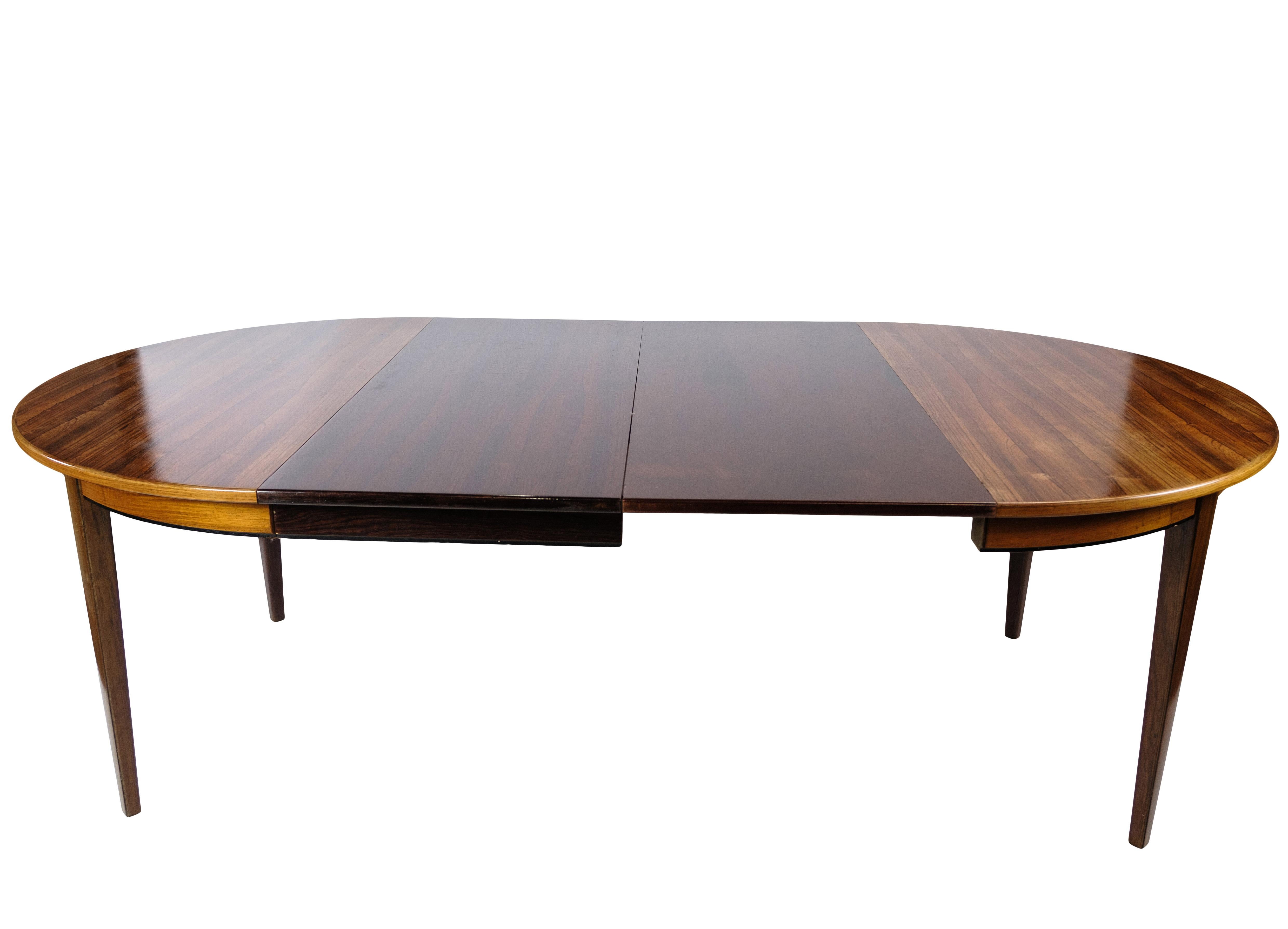 Mid-Century Modern Dining Table, Designed by Omann Junior, Rosewood, 1960
