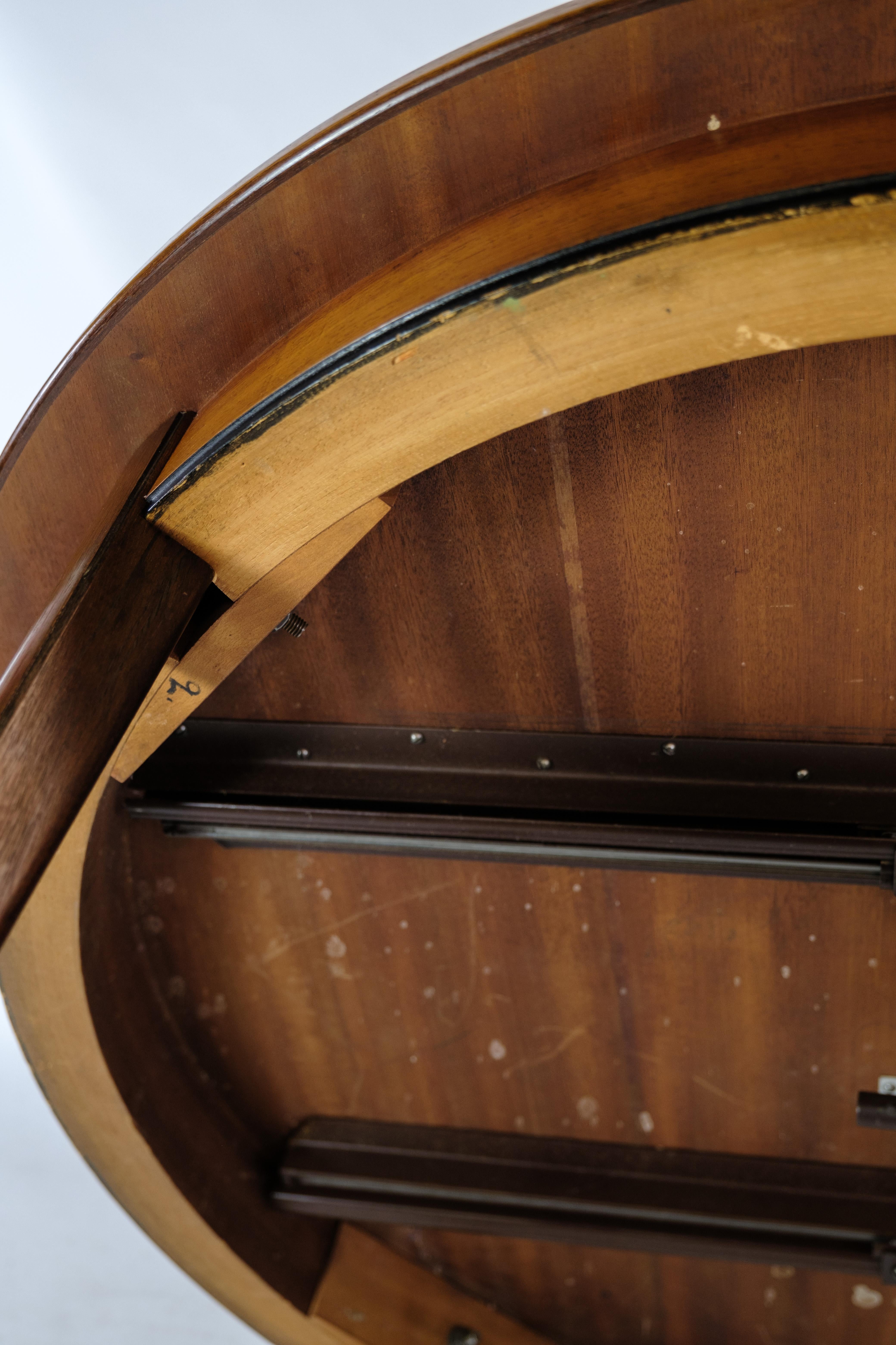 Mid-20th Century Dining Table Made In Rosewood By Omann Junior From 1960s For Sale