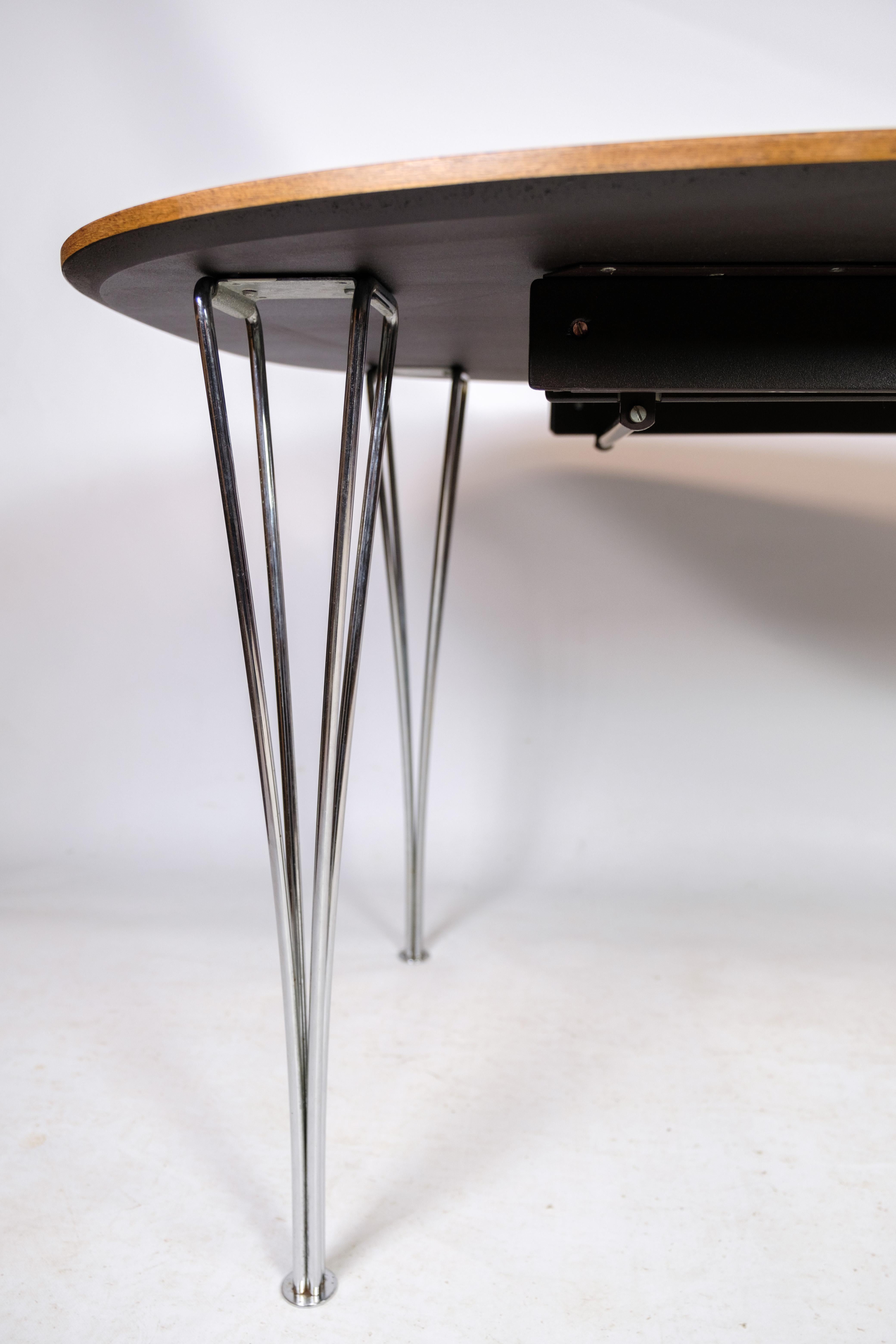 Table de salle à manger, conçue par Piet Hein & Bruno Mathsson, bois de rose, 1960 en vente 3