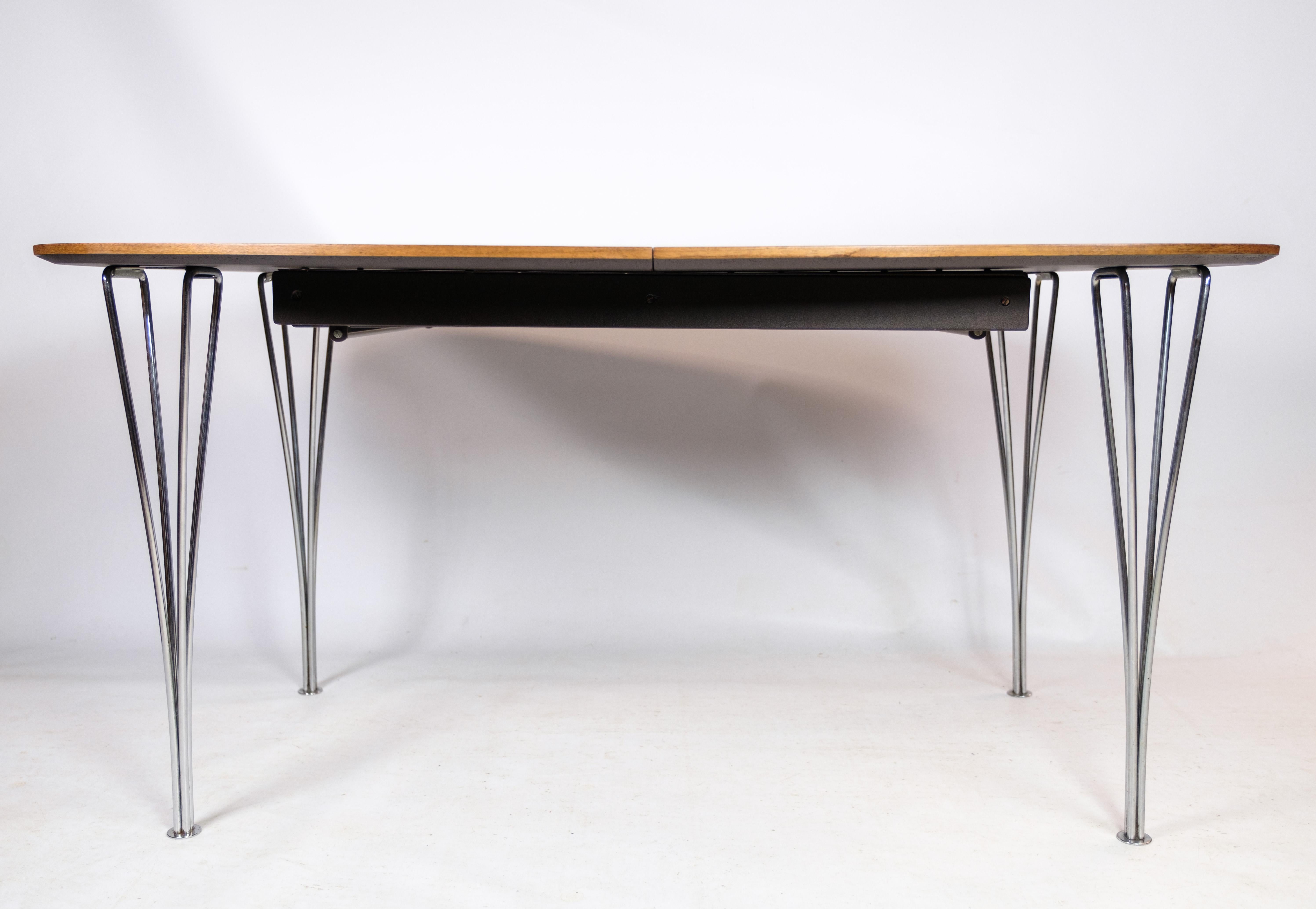 Milieu du XXe siècle Table de salle à manger, conçue par Piet Hein & Bruno Mathsson, bois de rose, 1960 en vente