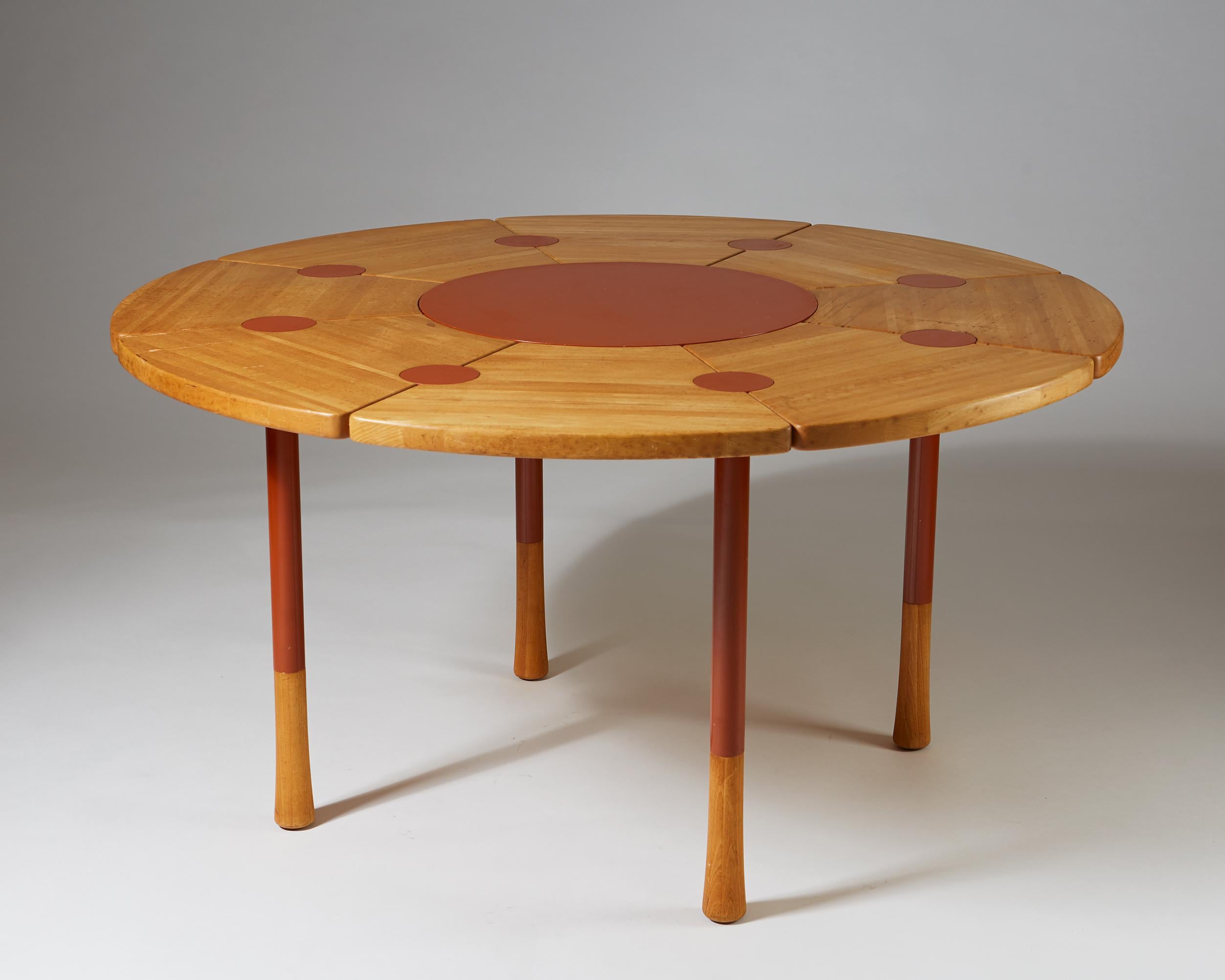 Scandinavian Modern Dining Table Designed by Richard Nissen, Denmark For Sale