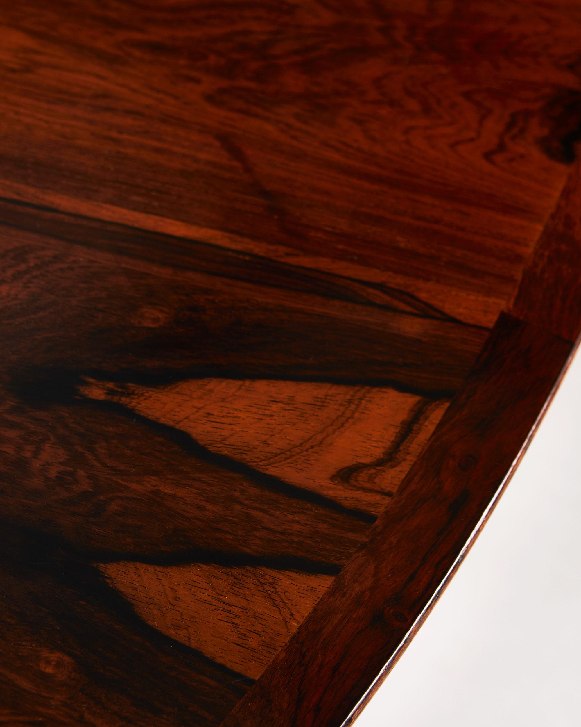 Rosewood Dining Table, Designed by Torbjørn Afdal for Bruksbo, Norway, 1950s