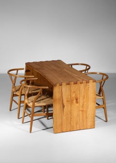 Dining Table / Desk "100/20" by Vincent Vincent in Solid Ash Modern Design VV114