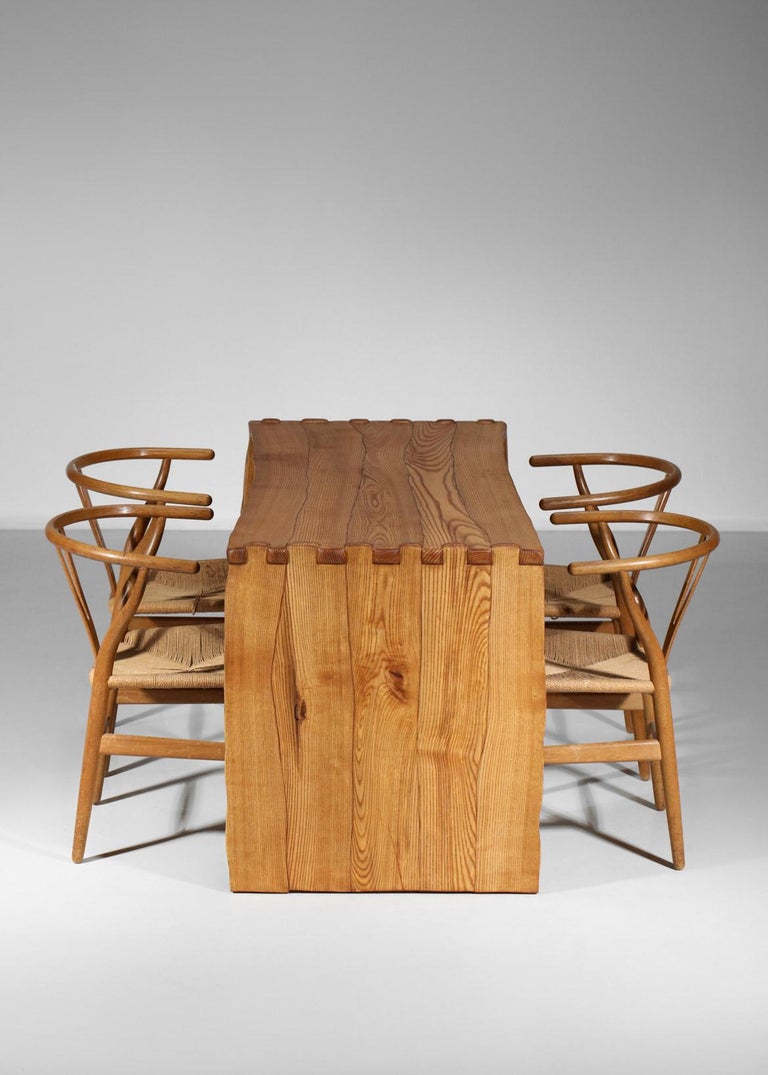 Dining Table / Desk "100/20" by Vincent Vincent in Solid Ash Modern