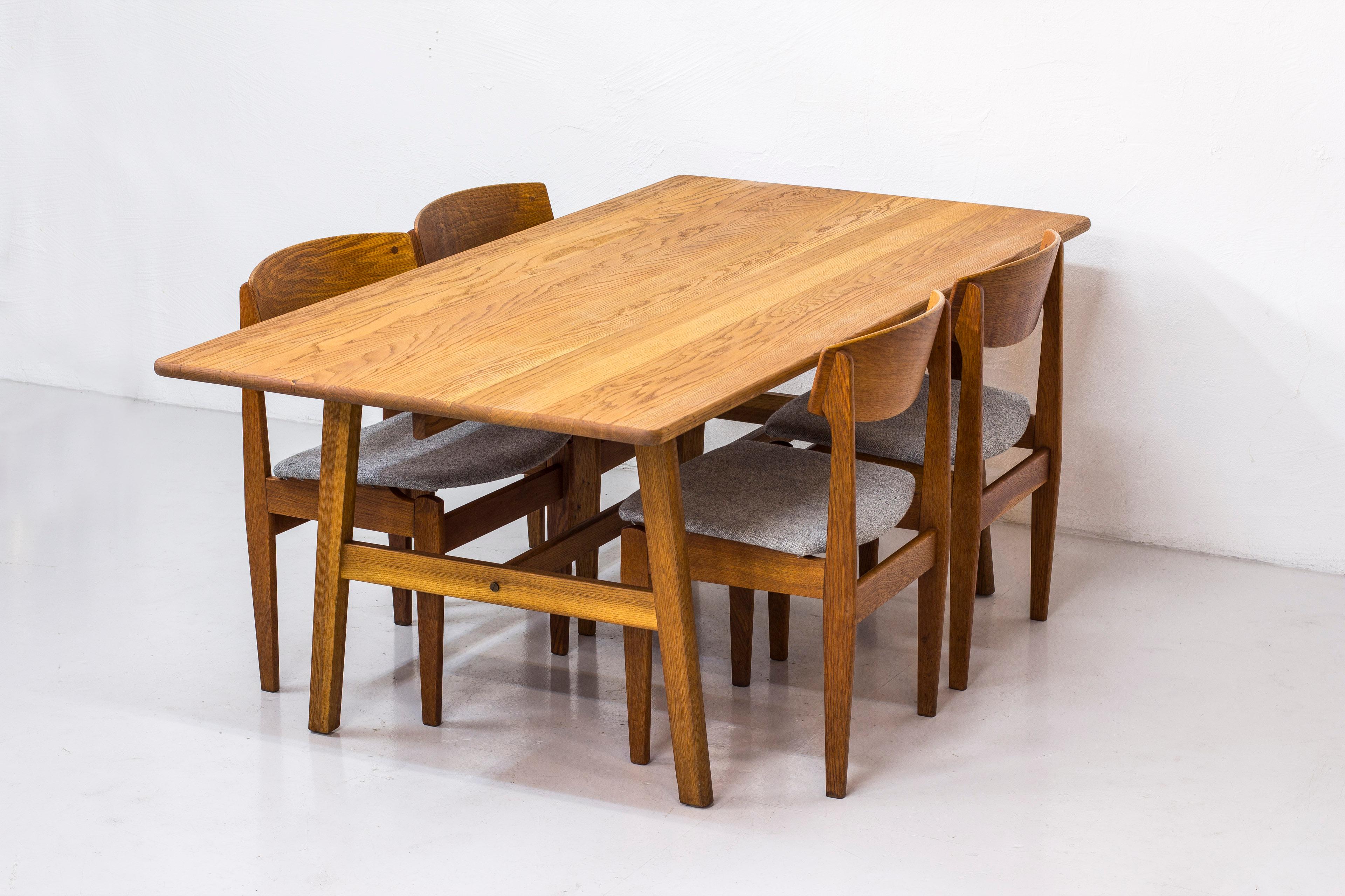 Dining Table or Desk by John Vedel Rieper for Erhard Rasmussen, Denmark, 1957 3