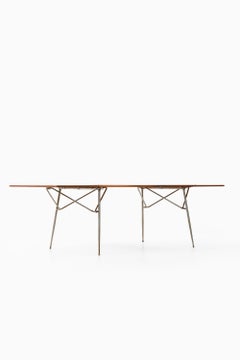 Dining Table / Desk in Teak and Steel by Børge Mogensen, 1953