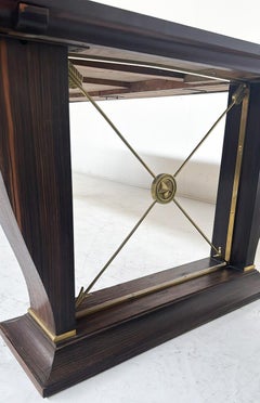 Dining Table/ Desk, Macassar Ebony, 1940s