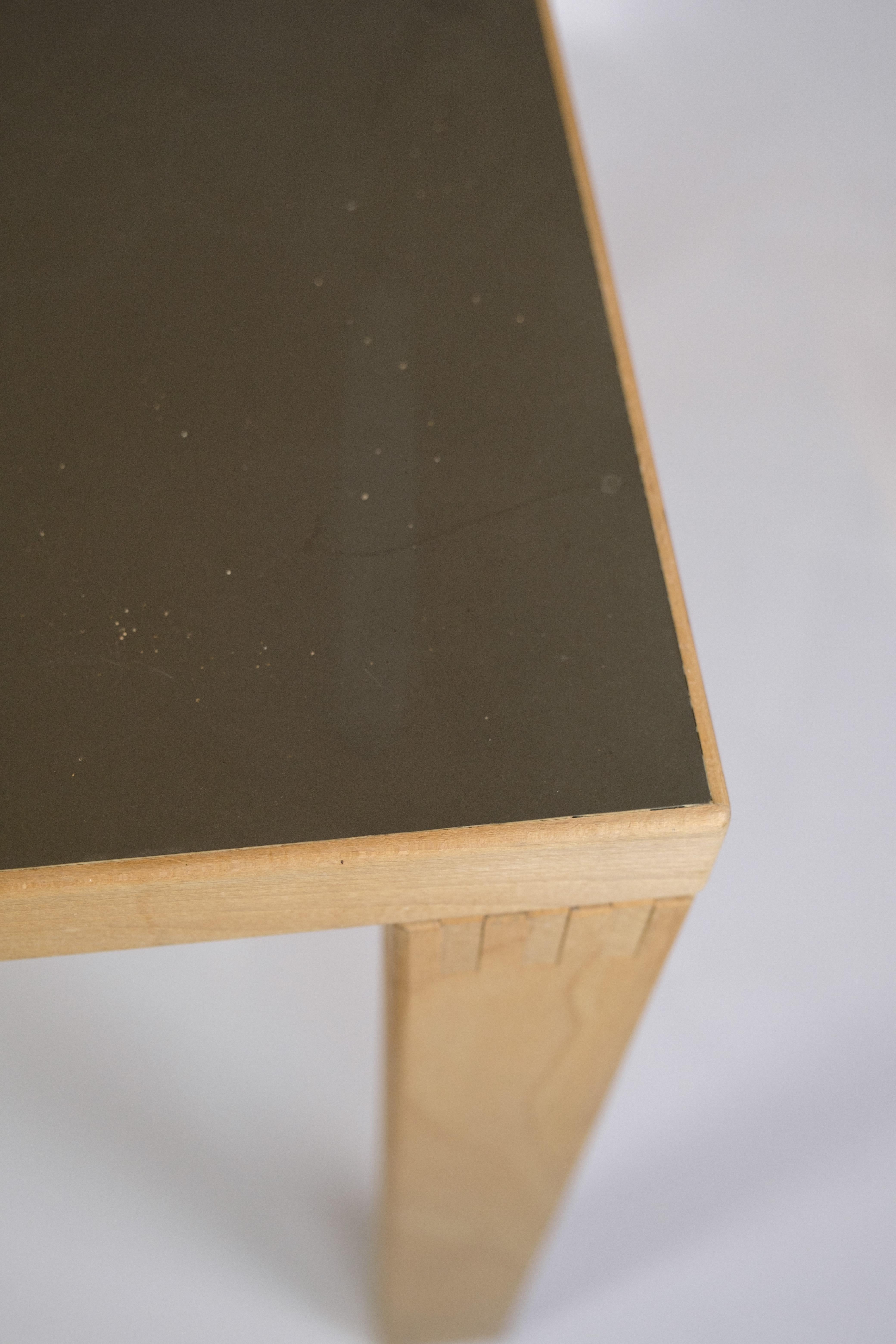 Esstisch/Schreibtisch aus Buchenholz von Alvar Aalto aus den 1960er Jahren im Zustand „Gut“ im Angebot in Lejre, DK