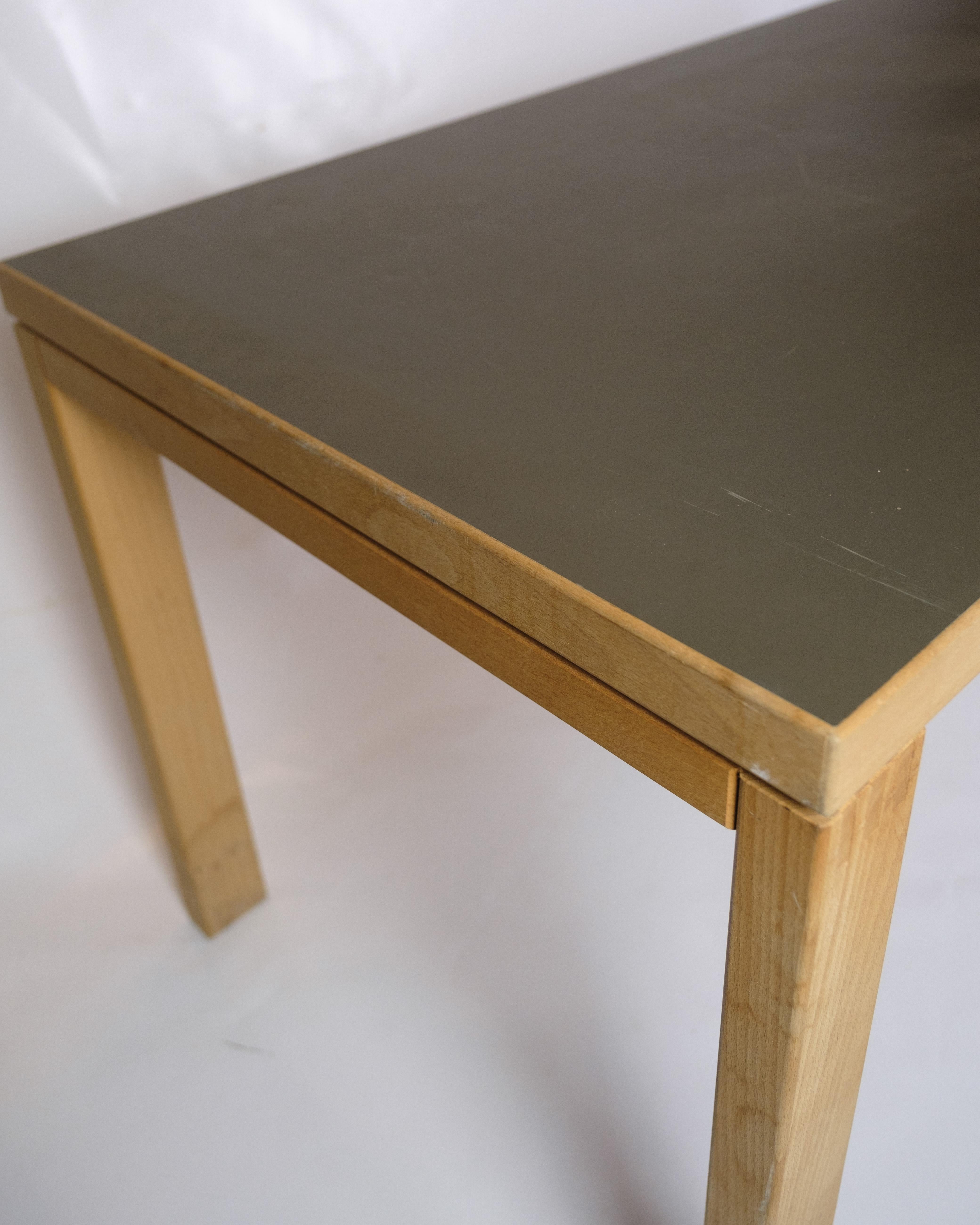 Dining Table/Desk Made In Beechwood By Alvar Aalto From 1960s For Sale 1