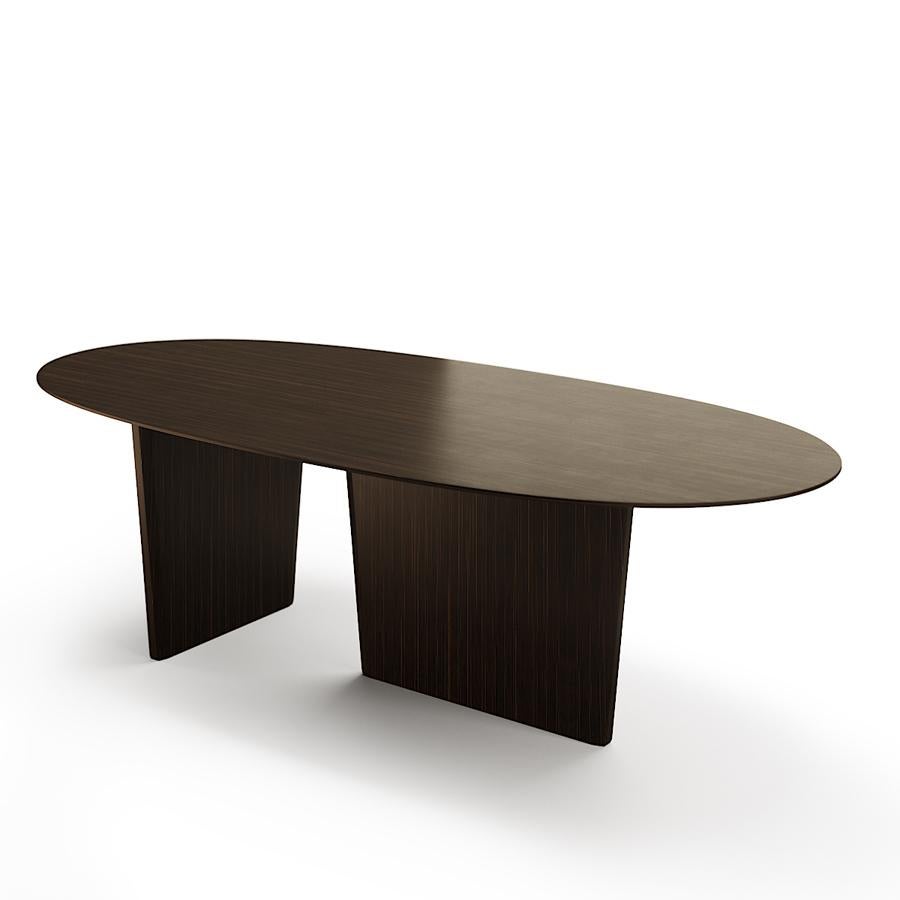 Wood Dining Table, Dining Table Art Modern  For Sale