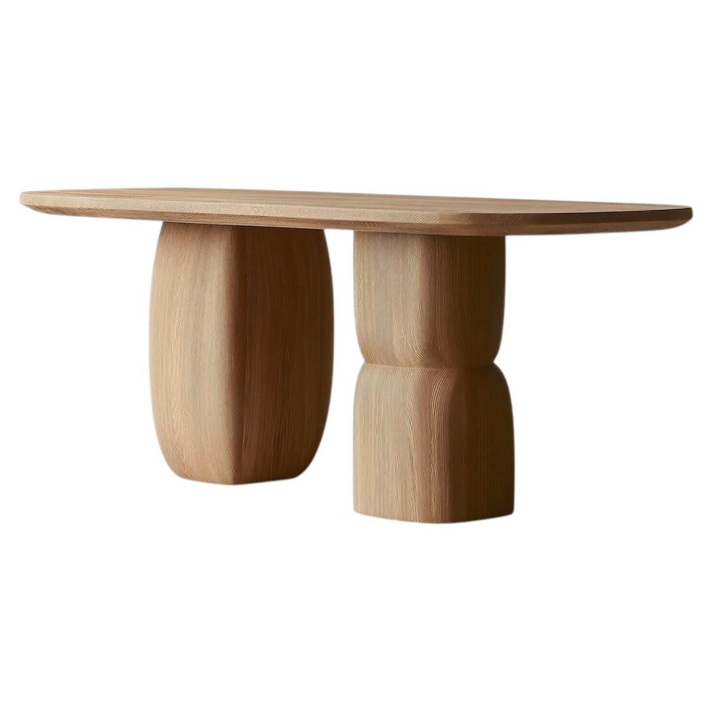 Table à manger Poissons No1 by NONO Table sculpturale en bois en vente