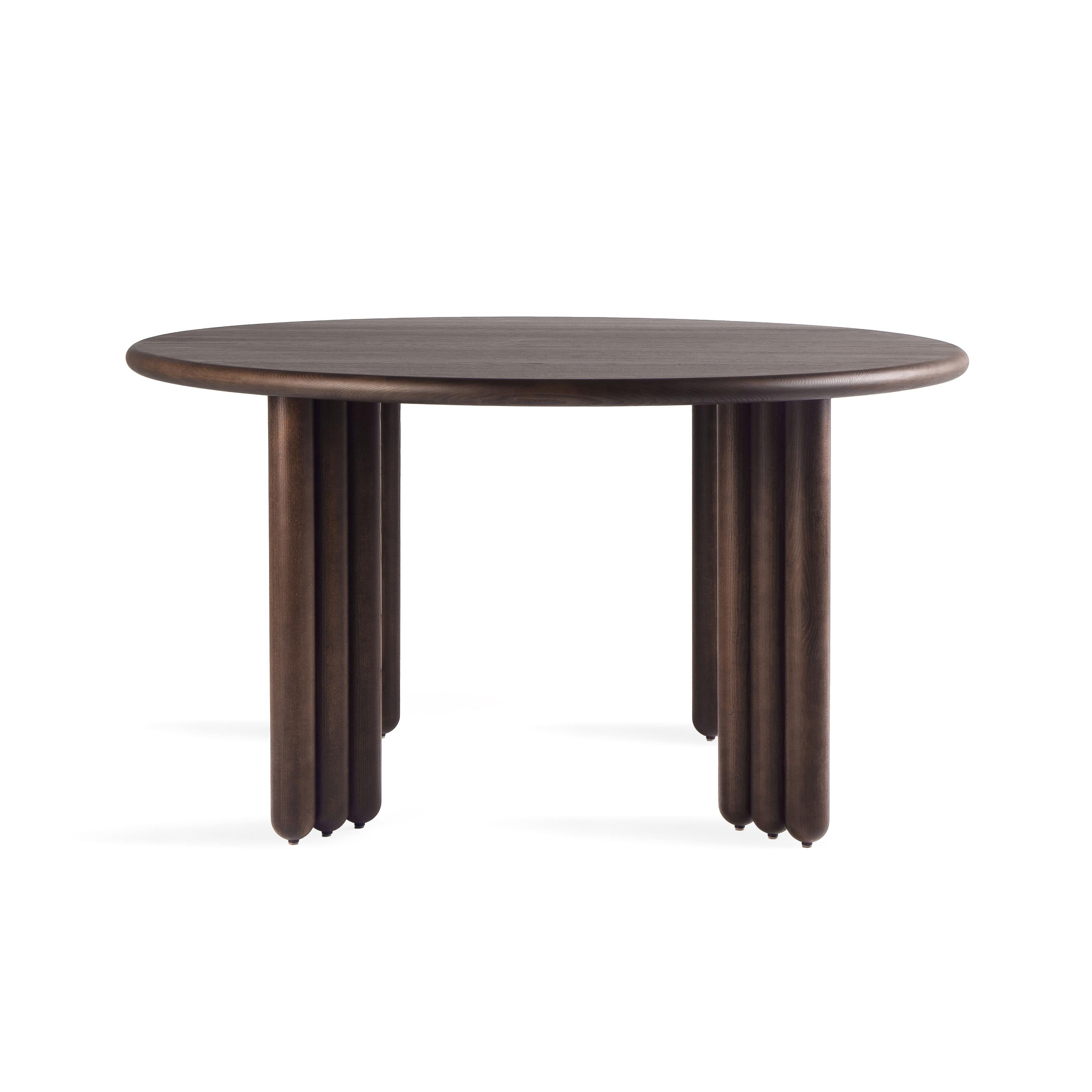 Mesa de comedor Flock de madera de fresno d140 cm by Noom Moderno en venta