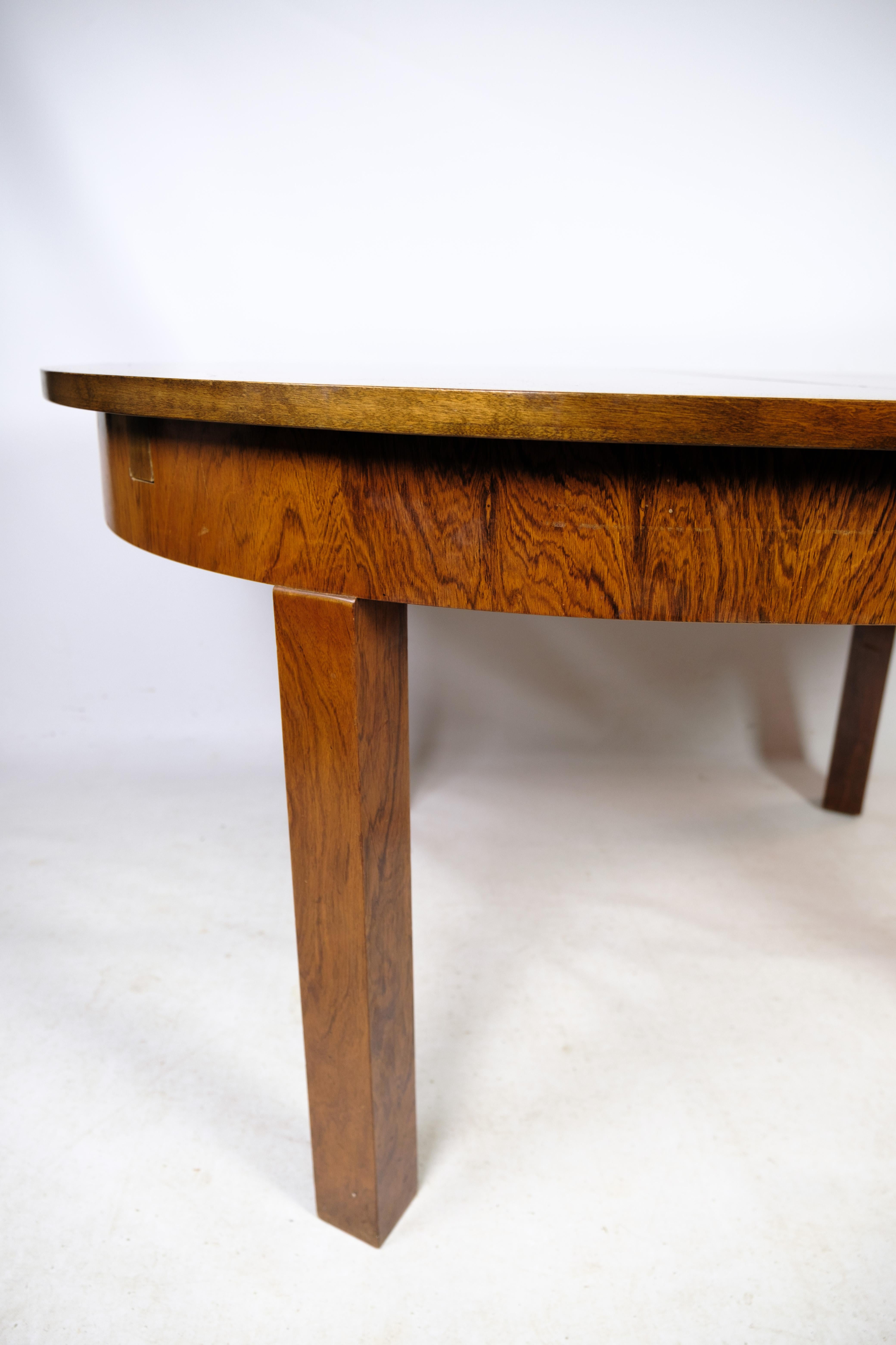 Dining Table, Franciszek Najder, Rosewood, 1920 In Good Condition For Sale In Lejre, DK