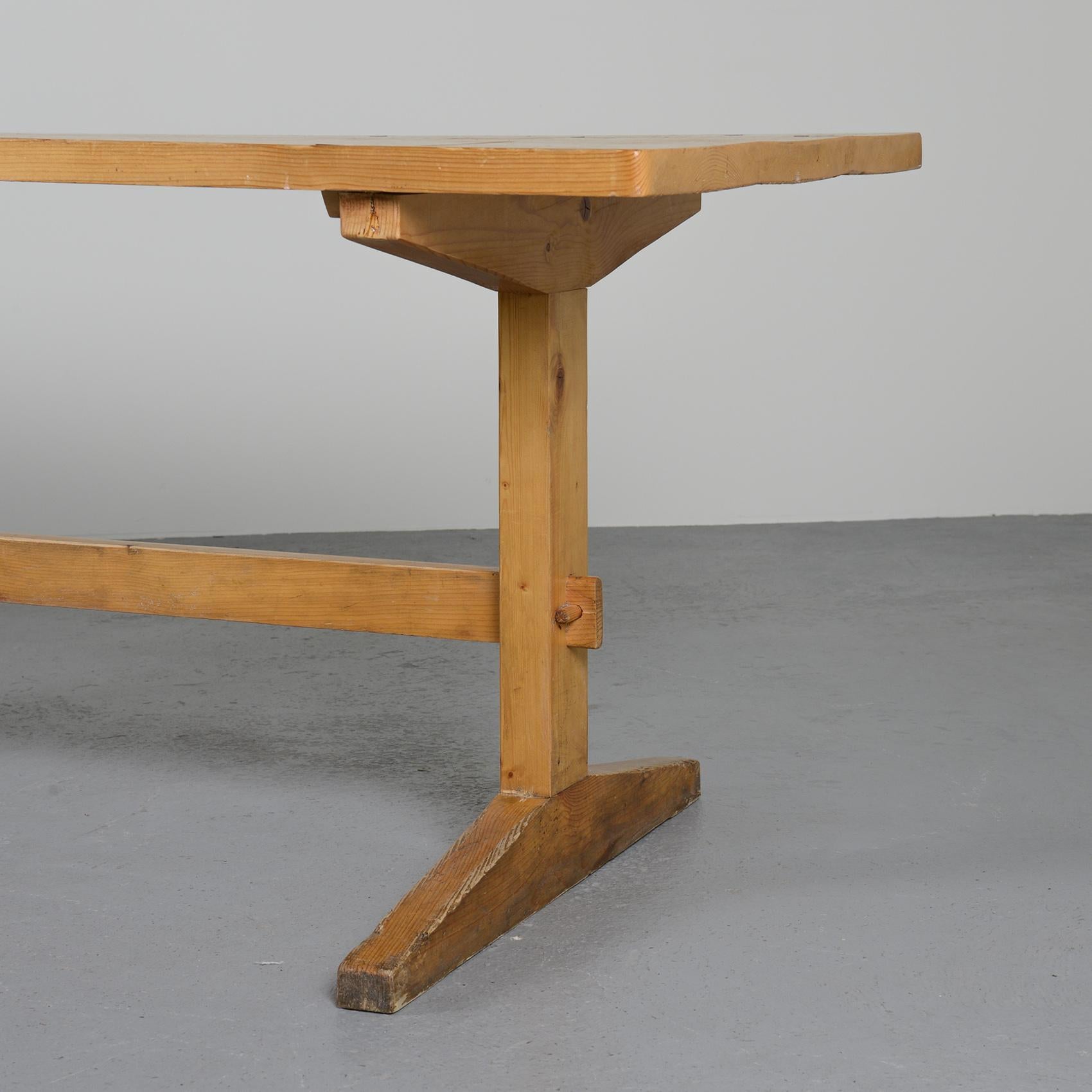Mid-Century Modern Dining Table from Meribel, French Alps, circa 1970
