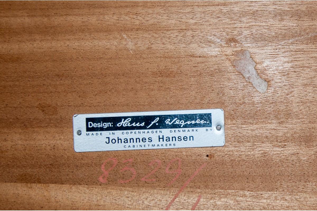 Teck Dining Table, Hans. J. Wegner for Johannes Hansen, Denmark, 1960s en vente