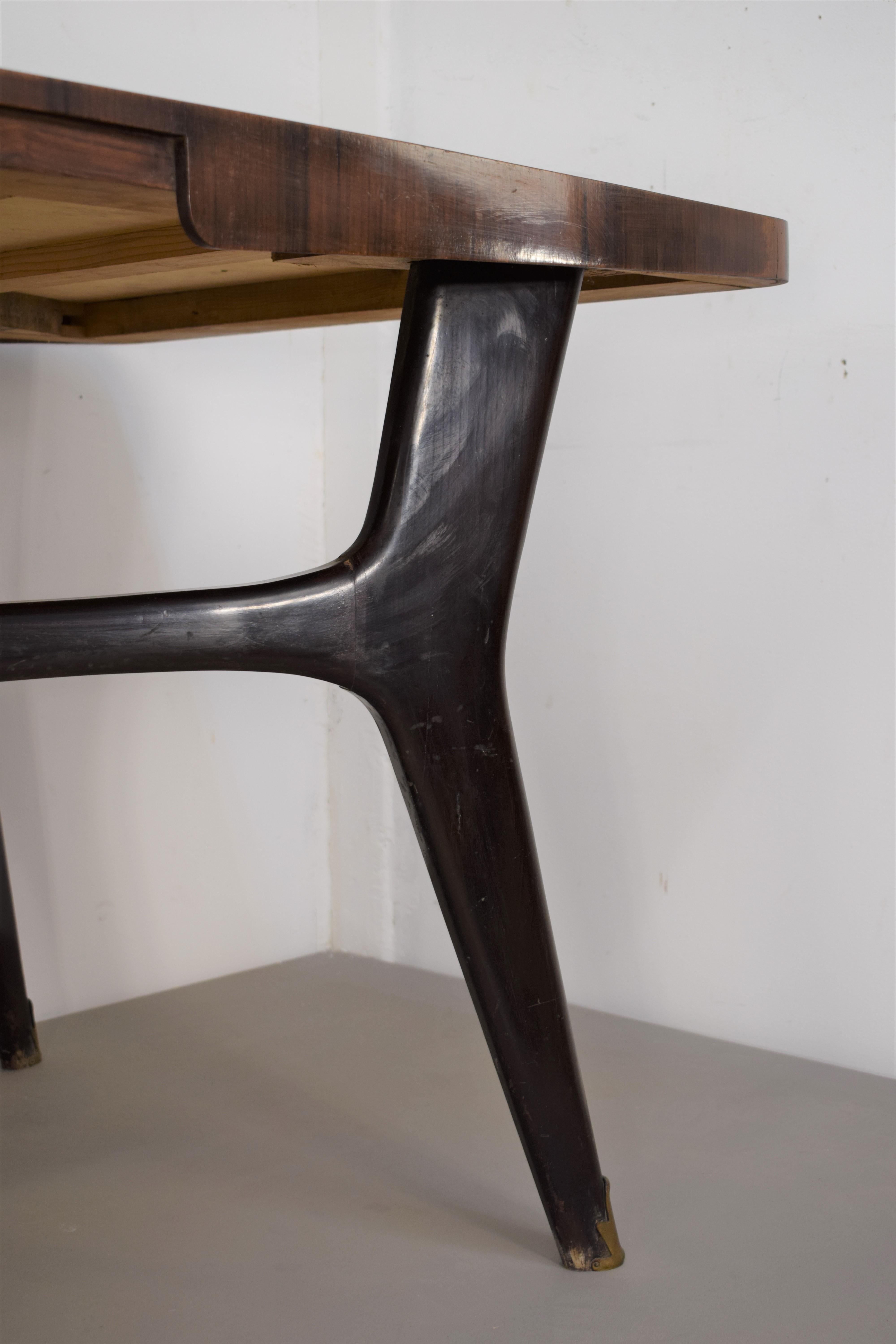 Mid-20th Century Dining Table, Ico Parisi Style, 1950s