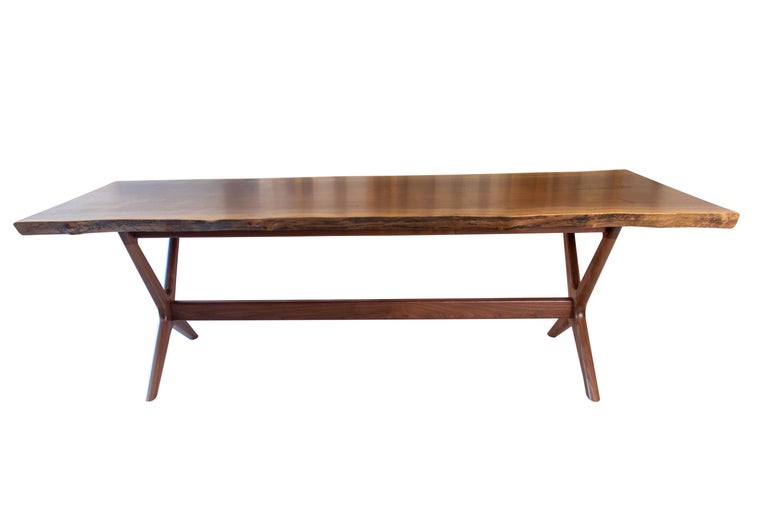 Dining Table in Cherry with Our ‘x’ Base by Boyd & Allister For Sale 9