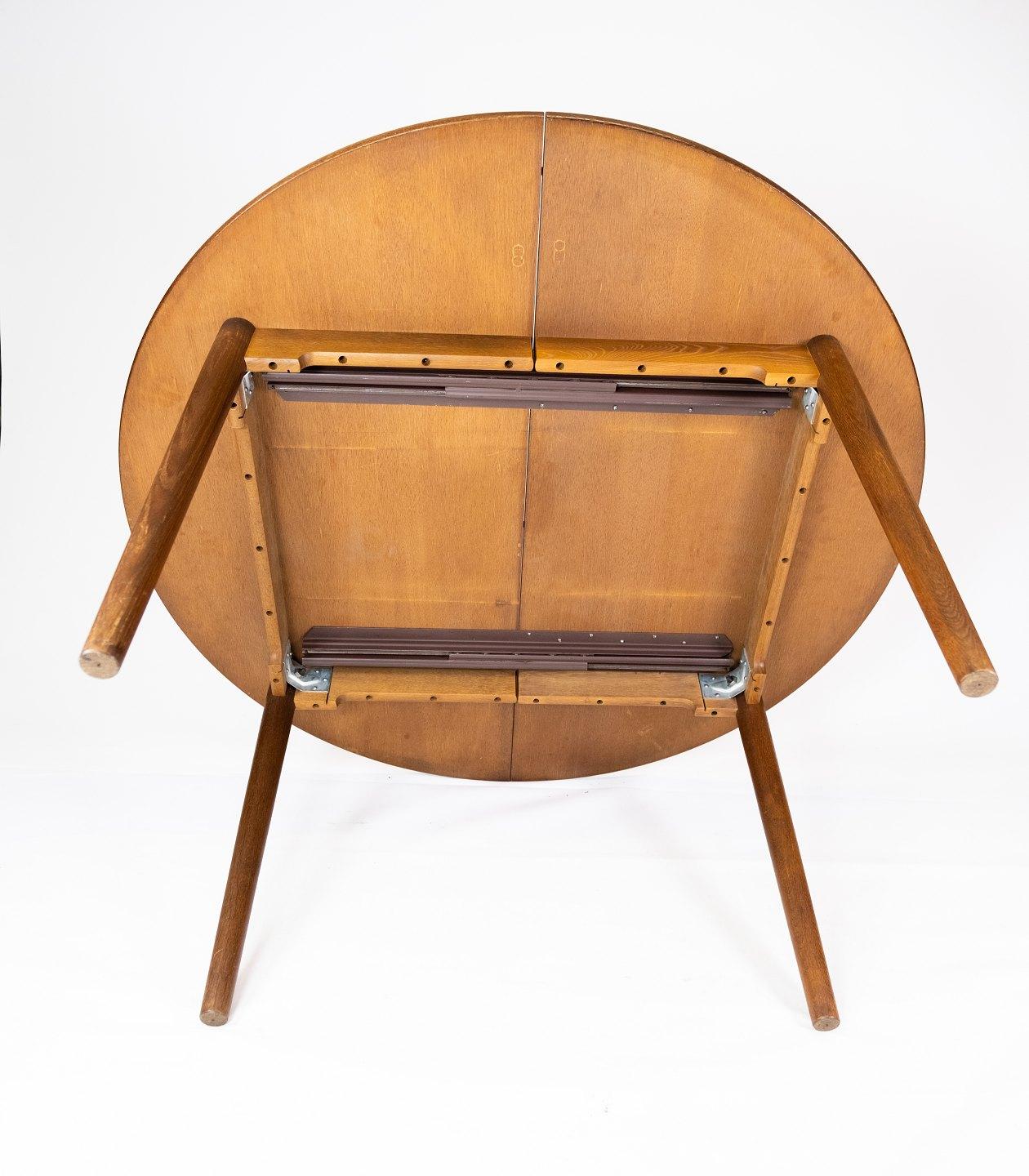 Chêne Table de salle à manger en Oak/One, Design danois des années 60 en vente