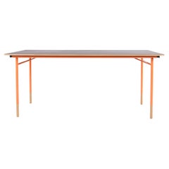 Dining Table in Grey Linoleum Model "Nyhavn" by designer Finn Juhl