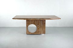 Dining table in marble by Willy Rizzo, Italy - 1960s