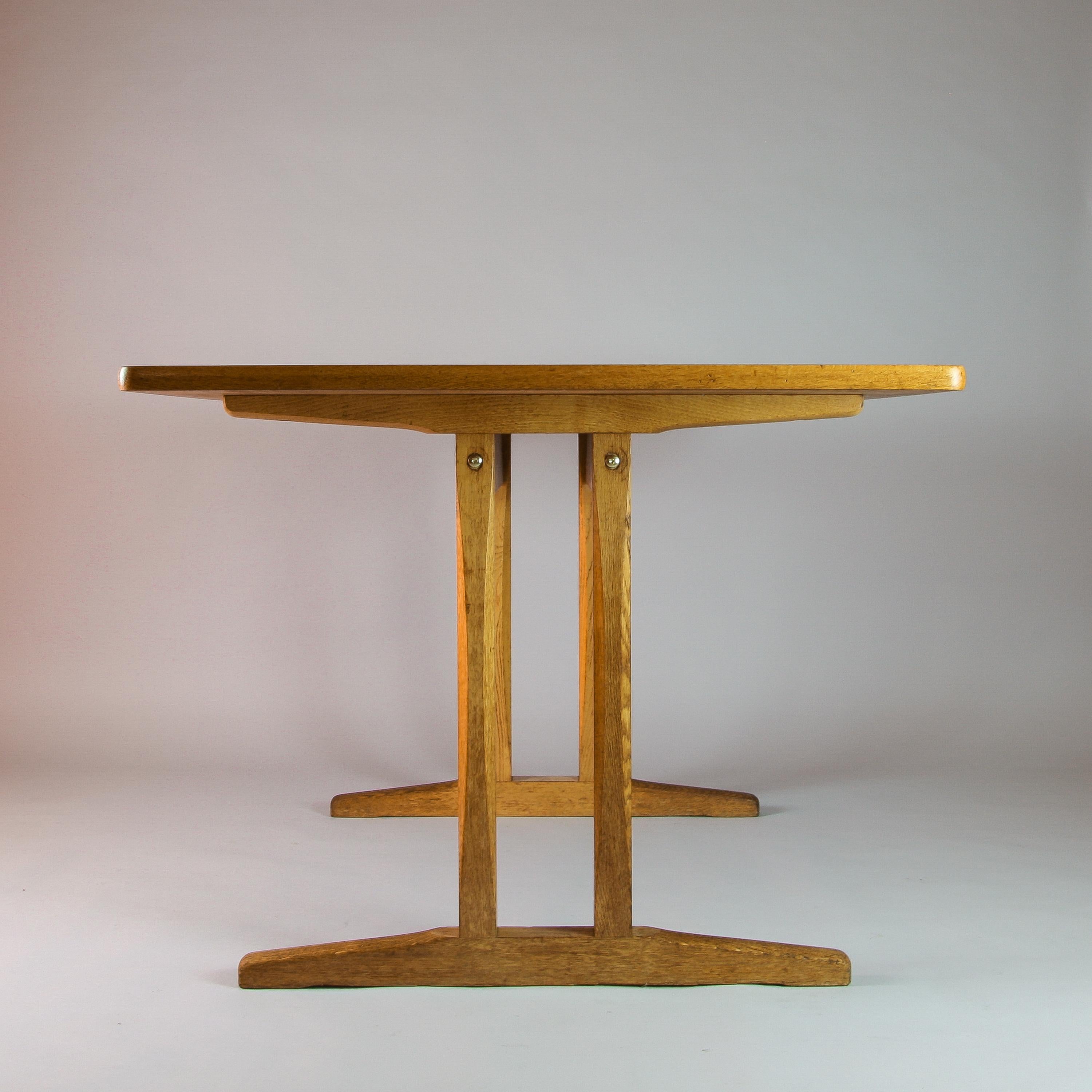 Mid-Century Modern Dining Table in Oak by Børge Mogensen for F.D.B. Denmark