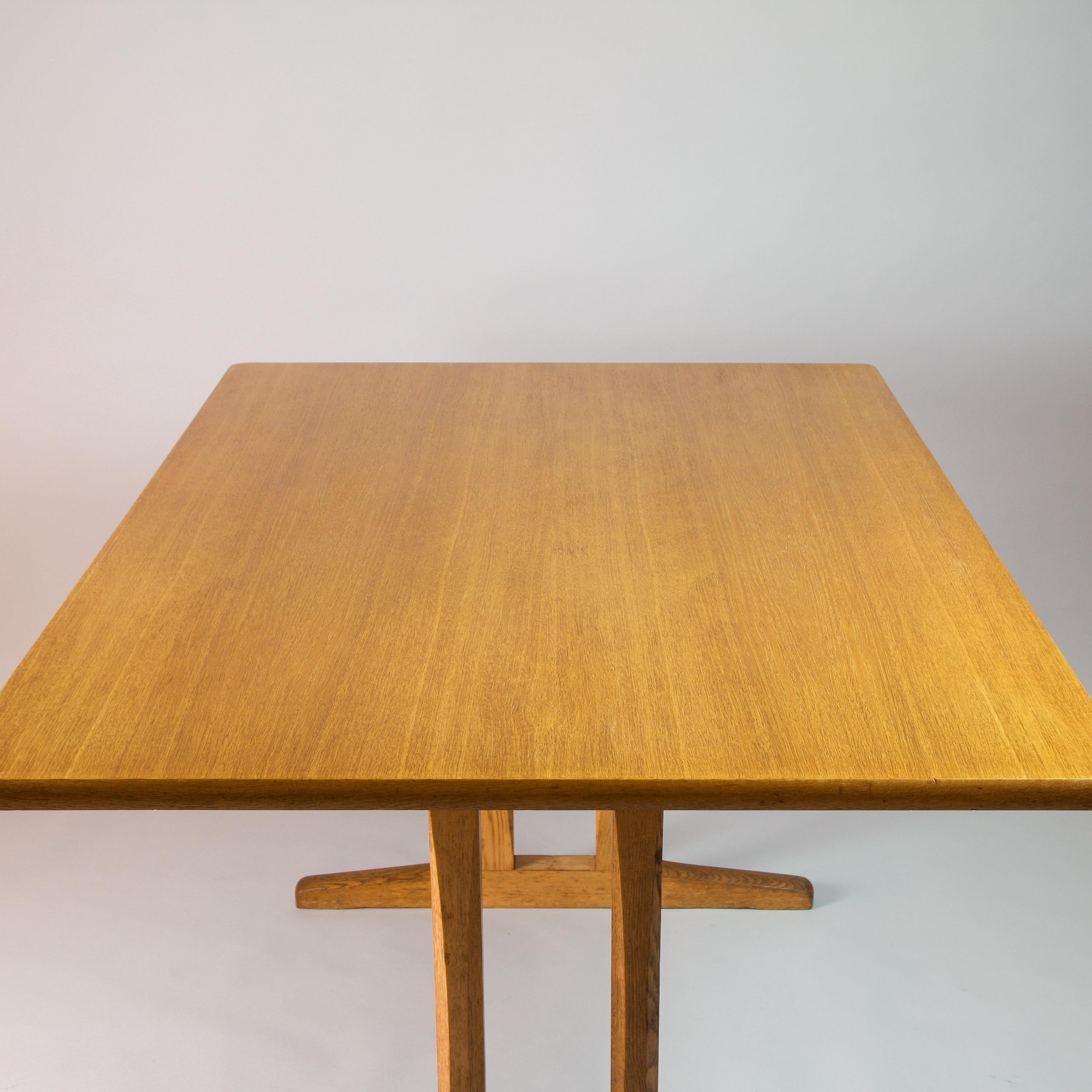 Danish Dining Table in Oak by Børge Mogensen for F.D.B. Denmark