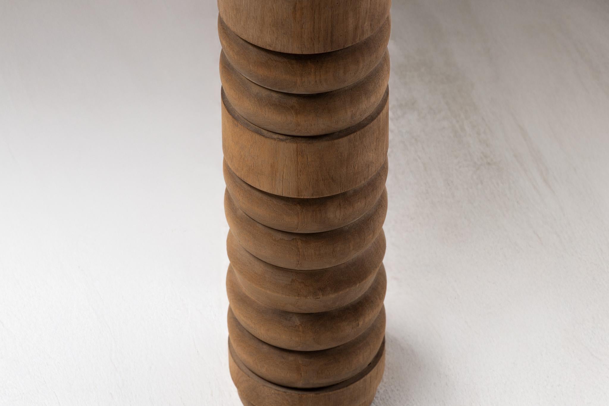 Mid-Century Modern Dining Table in Oak, France, 1950s For Sale