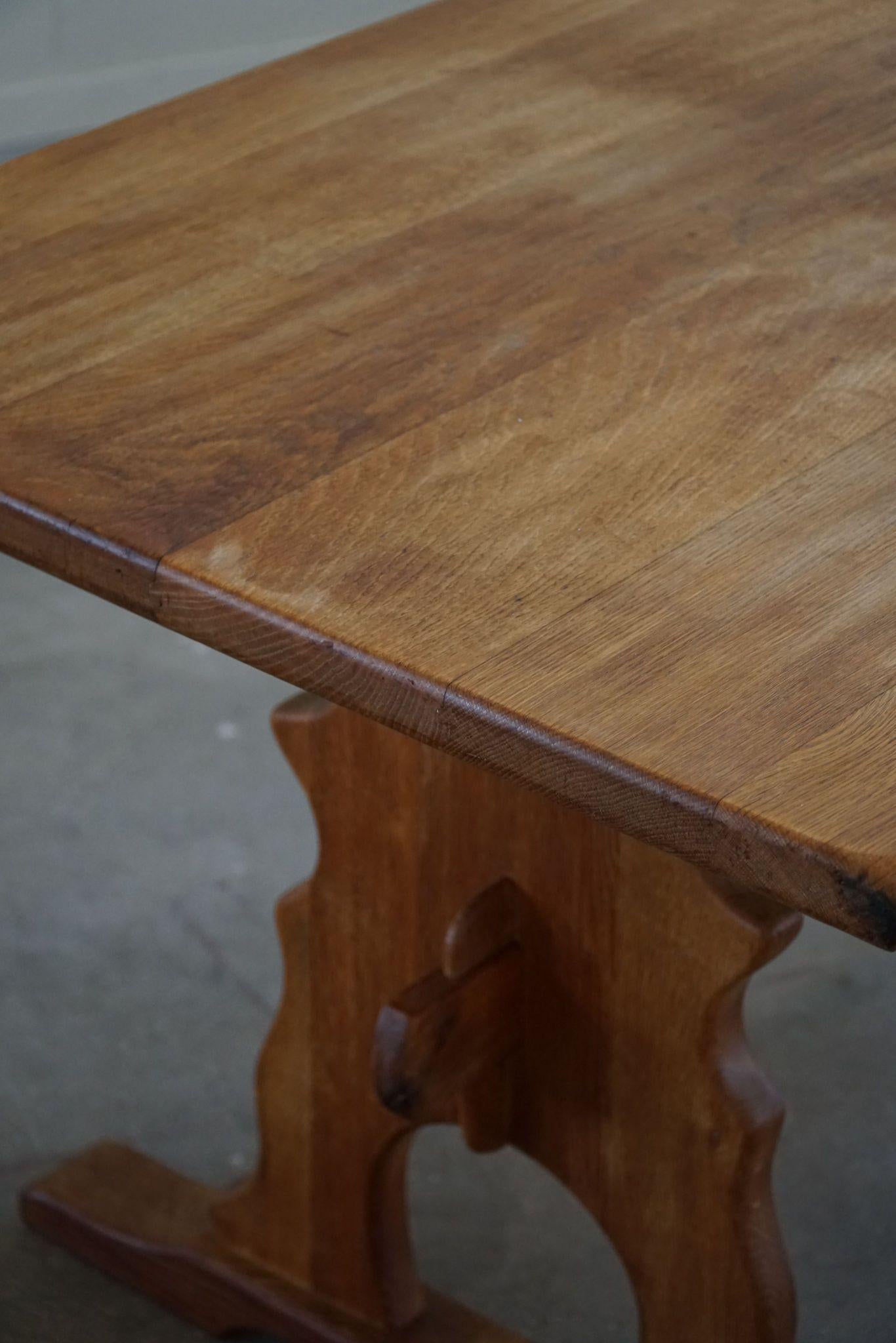 Table de salle à manger en Oak, Henning Kjærnulf, Danish Mid Century Modern, 1960s en vente 6