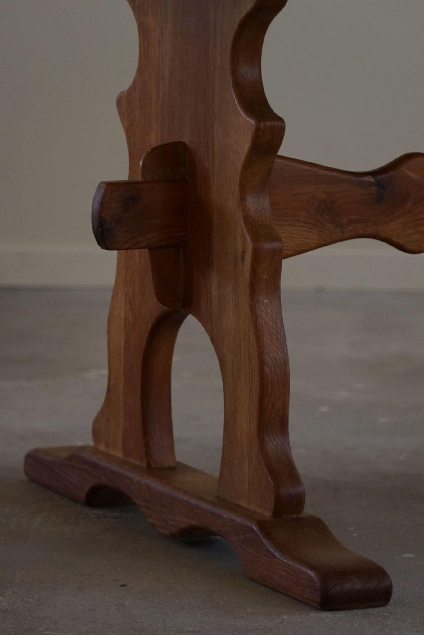 Table de salle à manger en Oak, Henning Kjærnulf, Danish Mid Century Modern, 1960s en vente 9