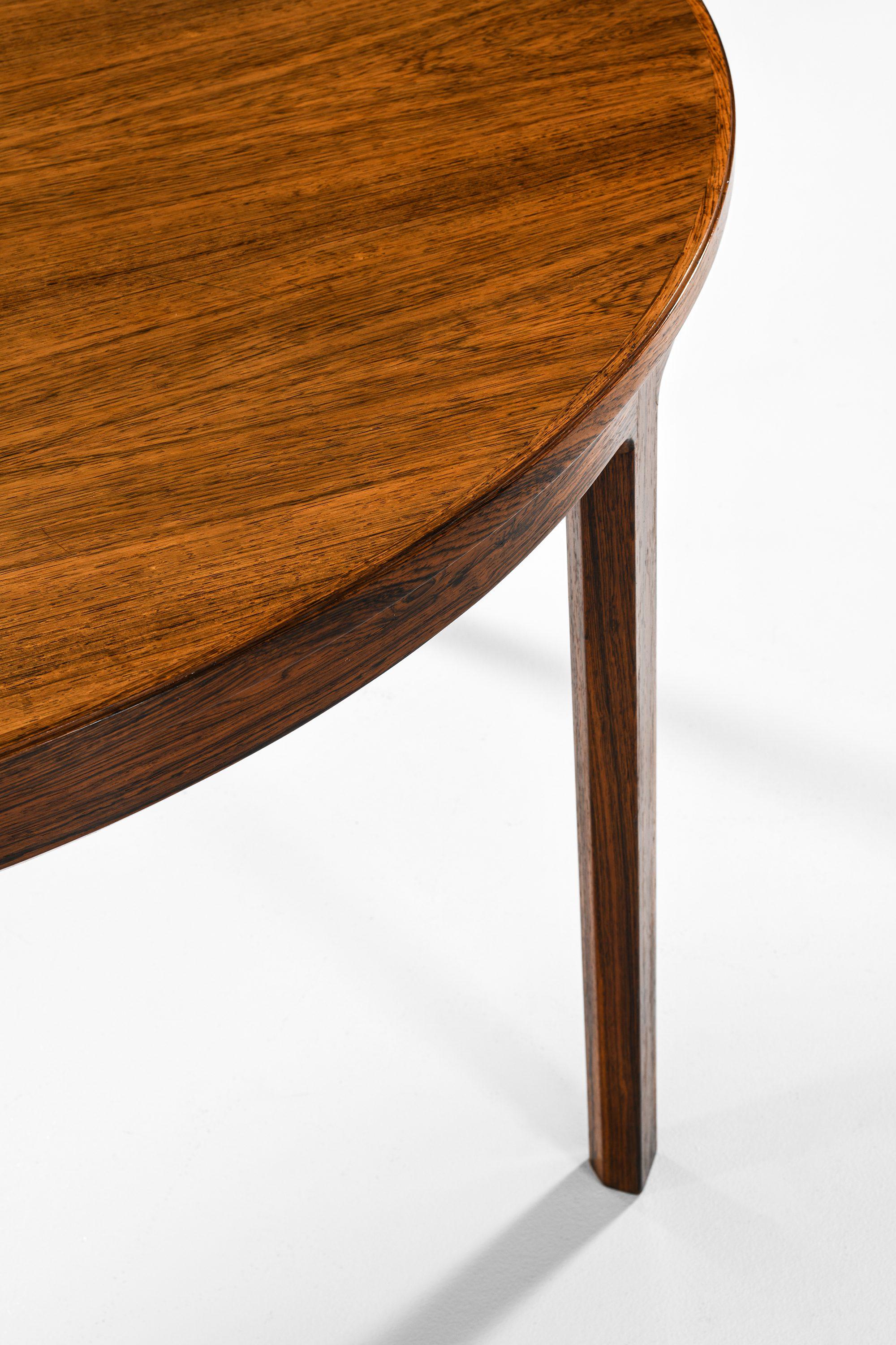 Dining Table in Rosewood by Bernt Petersen, 1960's In Good Condition For Sale In Limhamn, Skåne län