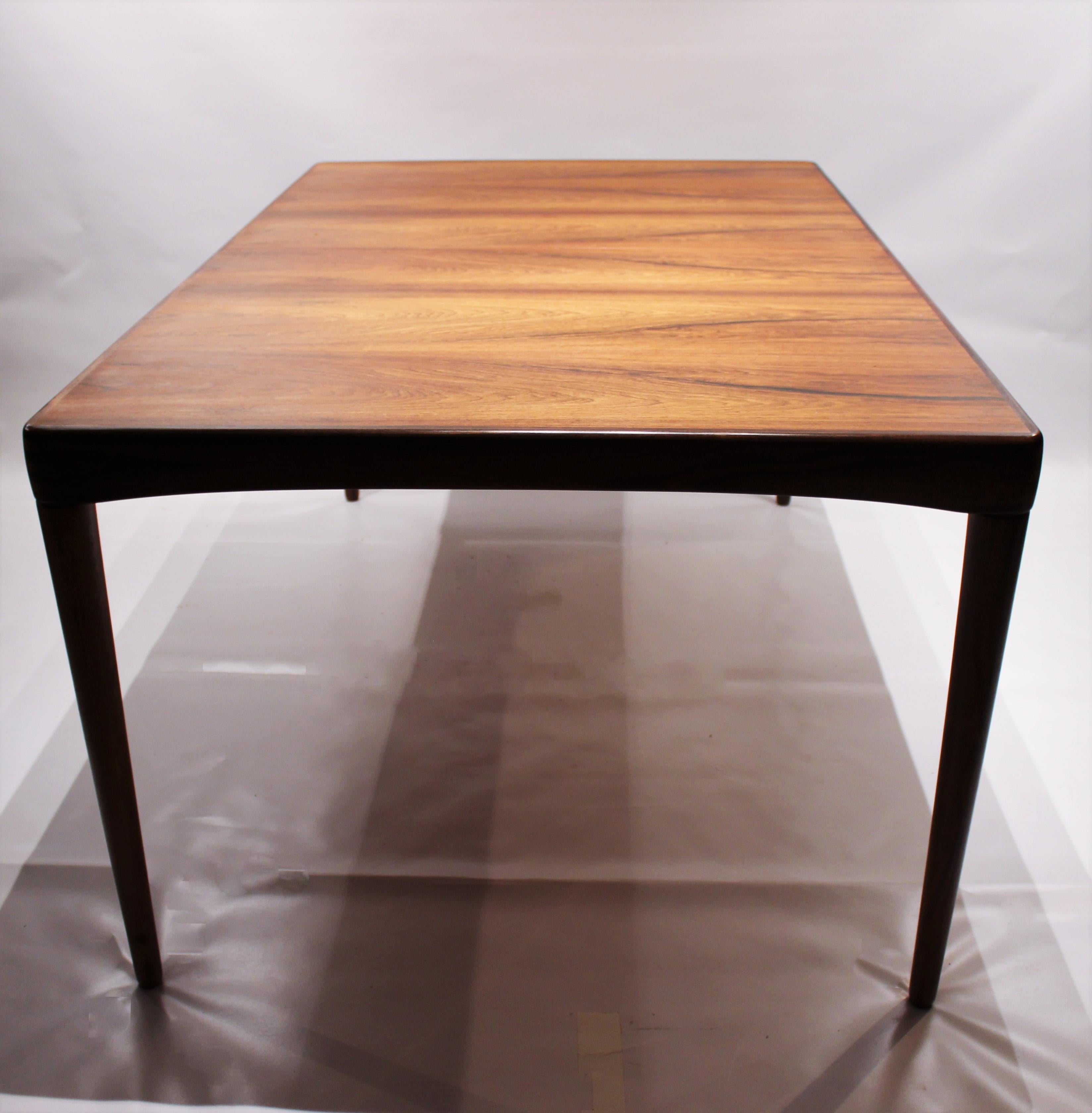 Danish Dining Table in Rosewood by H.W. Klein and Bramin Furniture, 1966