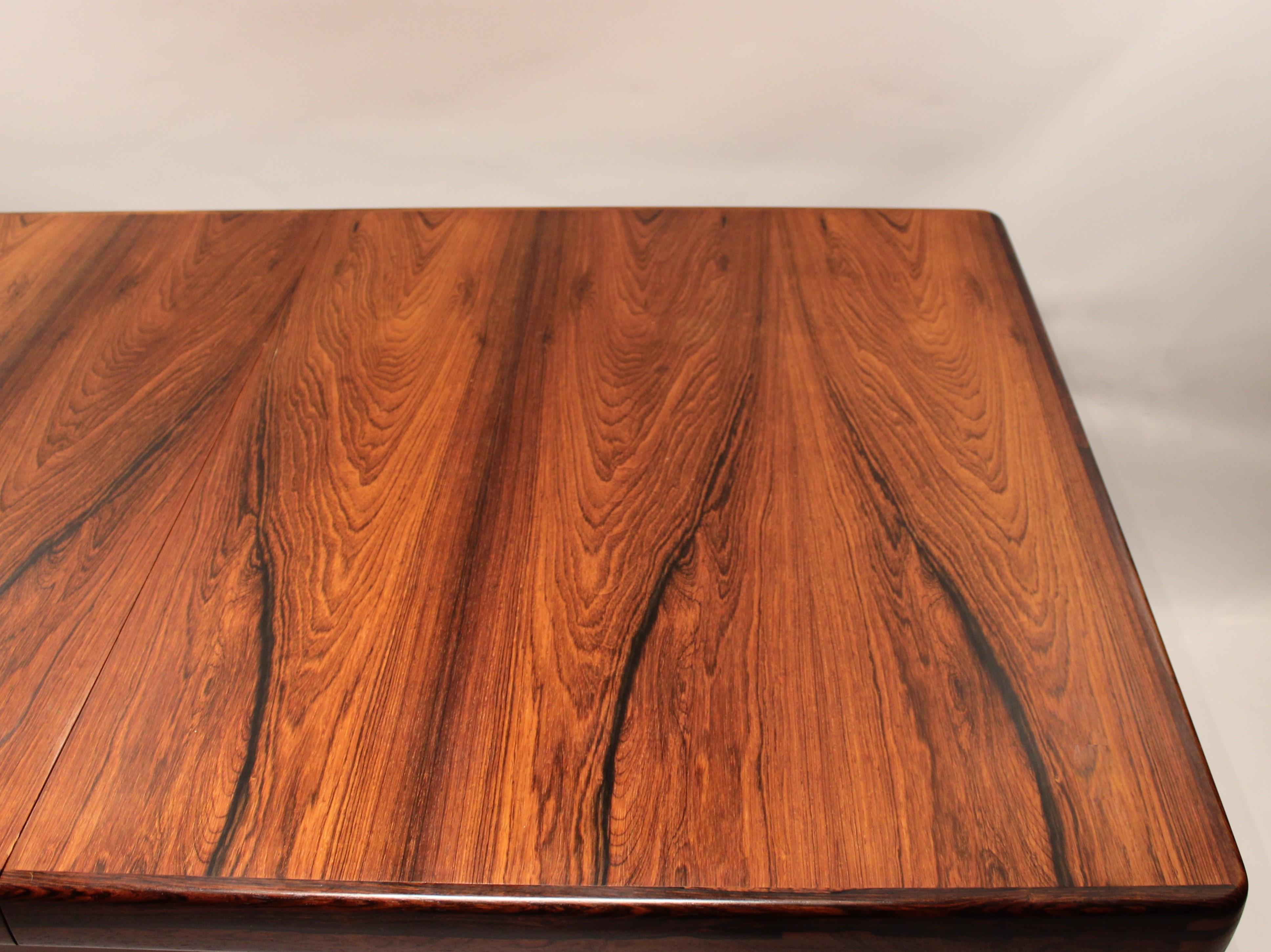 Dining Table in Rosewood by H.W. Klein and Bramin Furniture, 1966 In Good Condition In Lejre, DK
