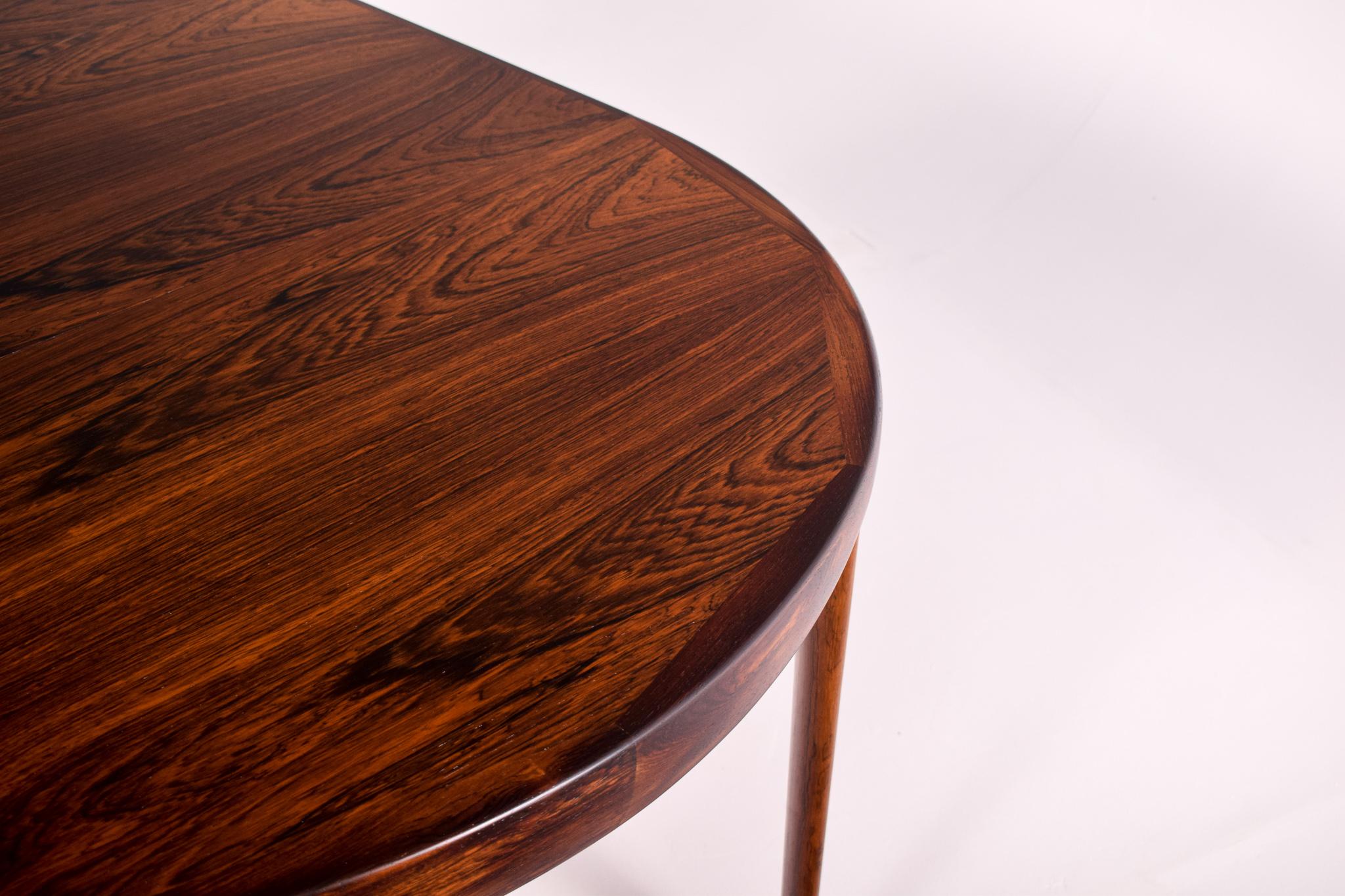 Dining Table in Rosewood by Ib Kofod Larsen for Faarup Mobelfabrik 5