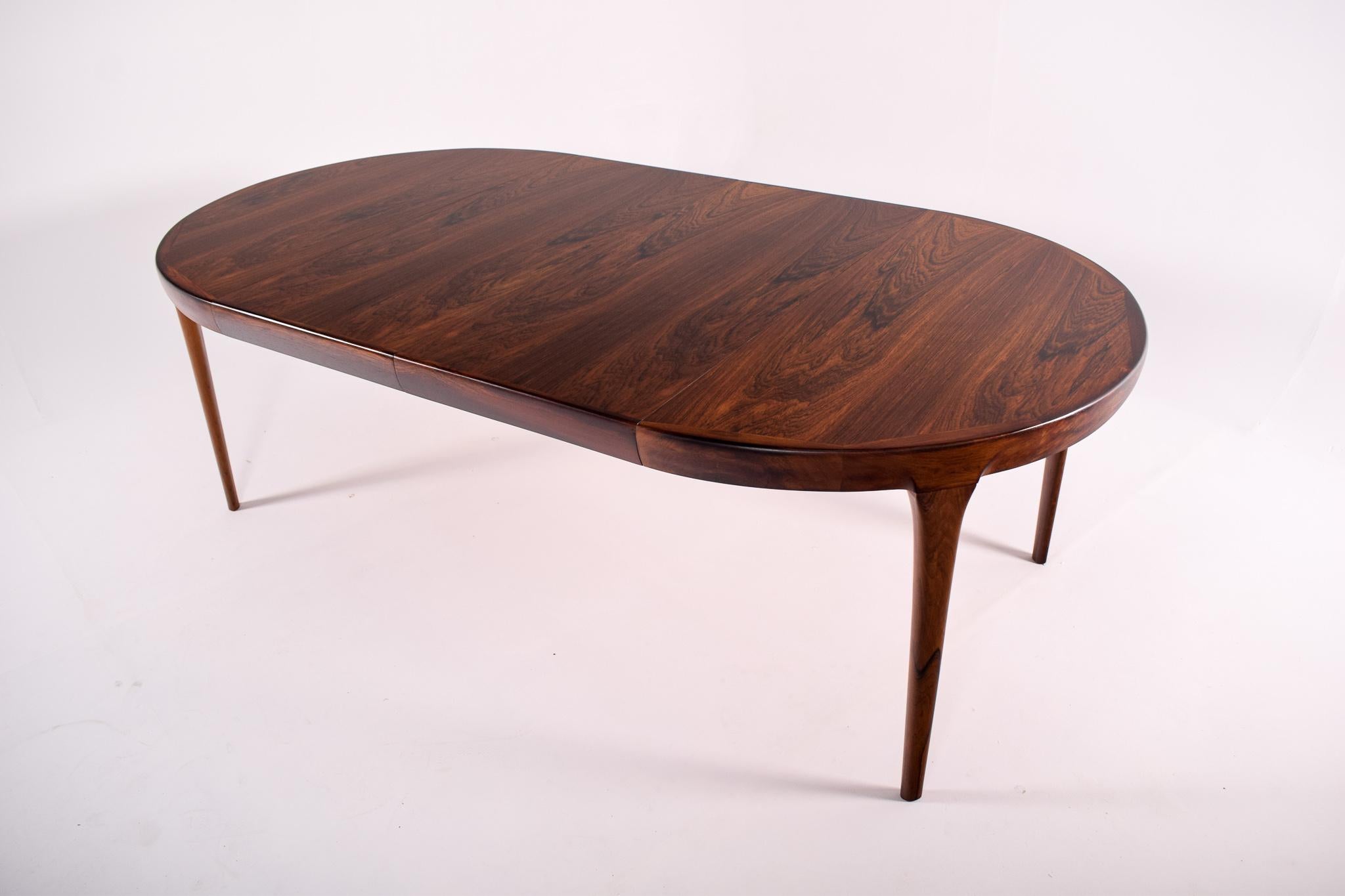 Dining Table in Rosewood by Ib Kofod Larsen for Faarup Mobelfabrik 6