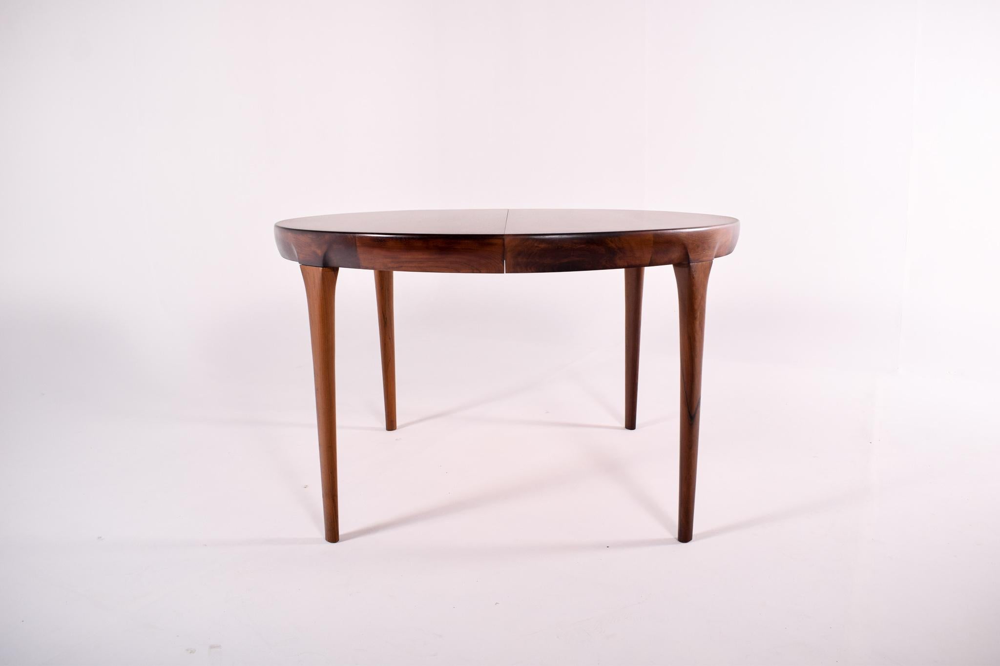 Dining Table in Rosewood by Ib Kofod Larsen for Faarup Mobelfabrik 7