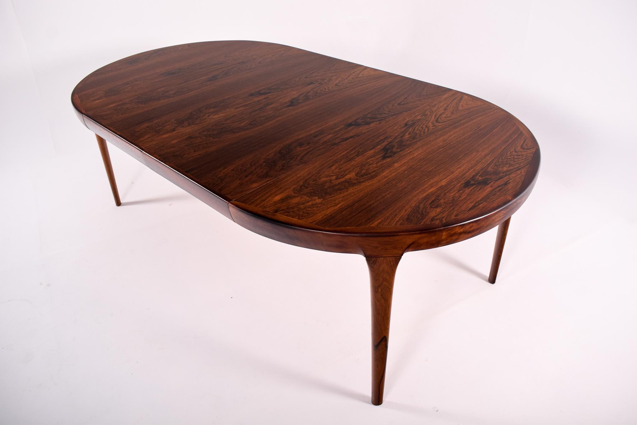 Dining Table in Rosewood by Ib Kofod Larsen for Faarup Mobelfabrik 2