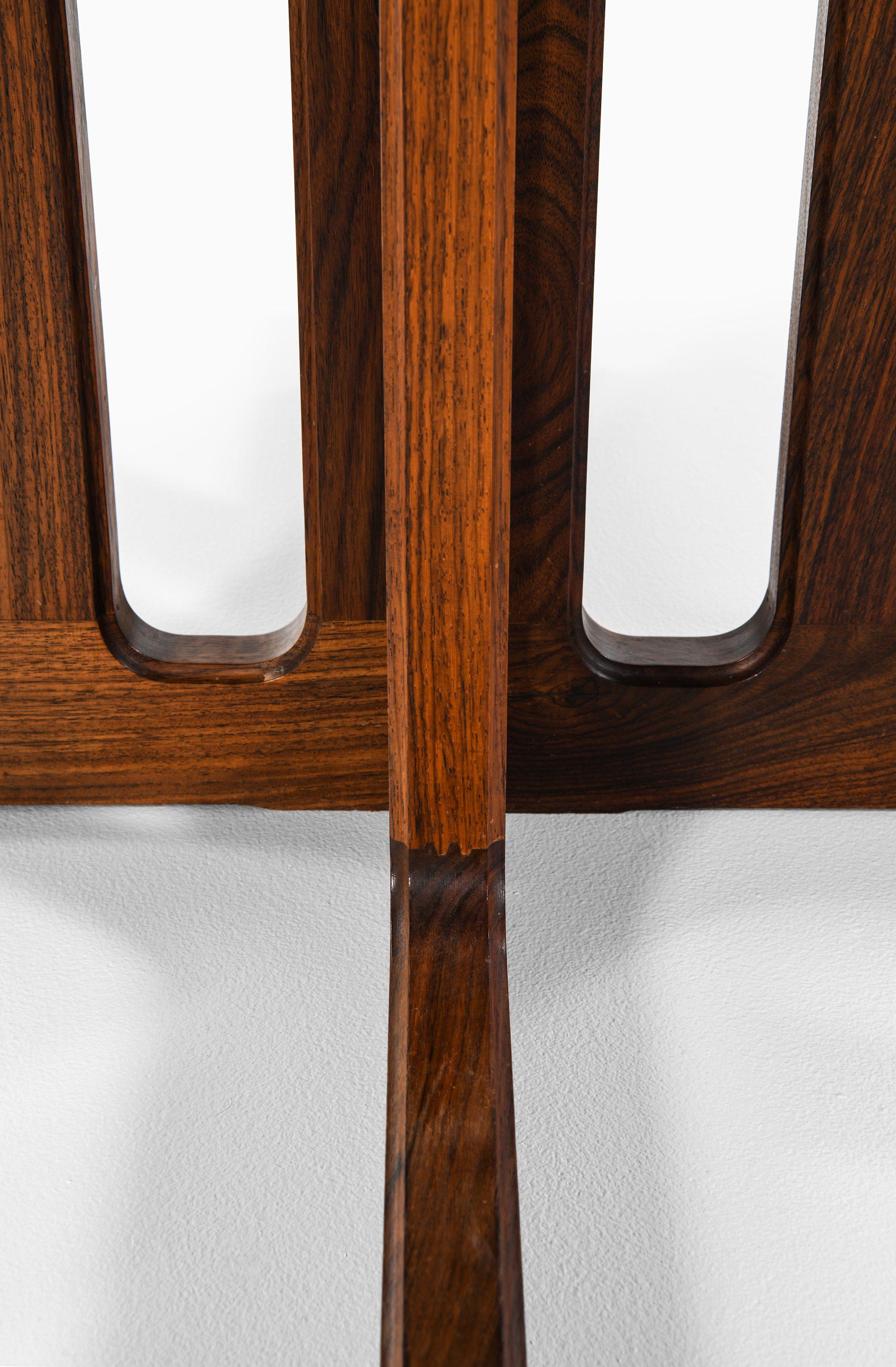 Dining Table in Rosewood by Johannes Andersen, 1968 In Good Condition In Limhamn, Skåne län